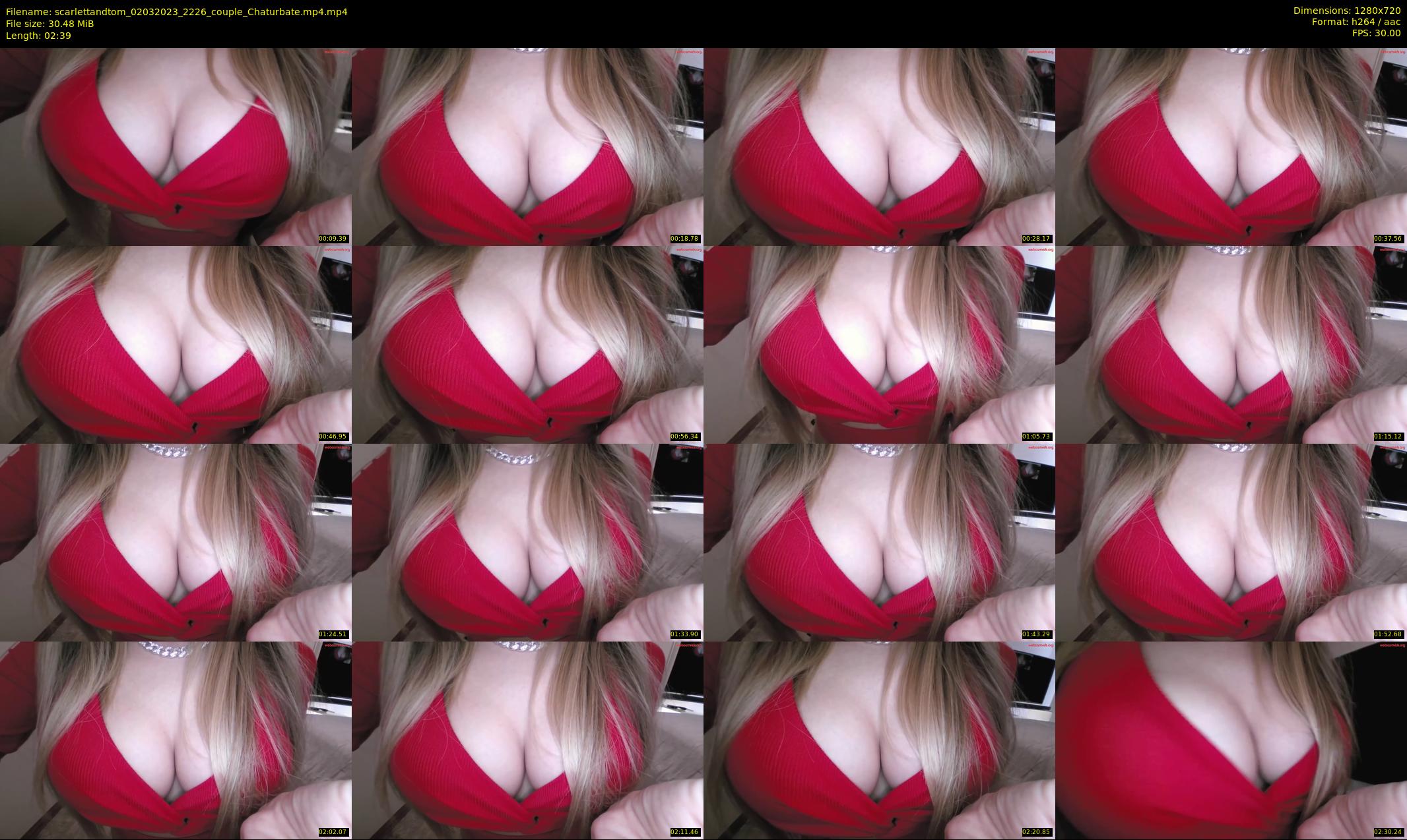 scarlettandtom — 3 minute Chaturbate couple cam show recording, 720p, Mar 2, 2023