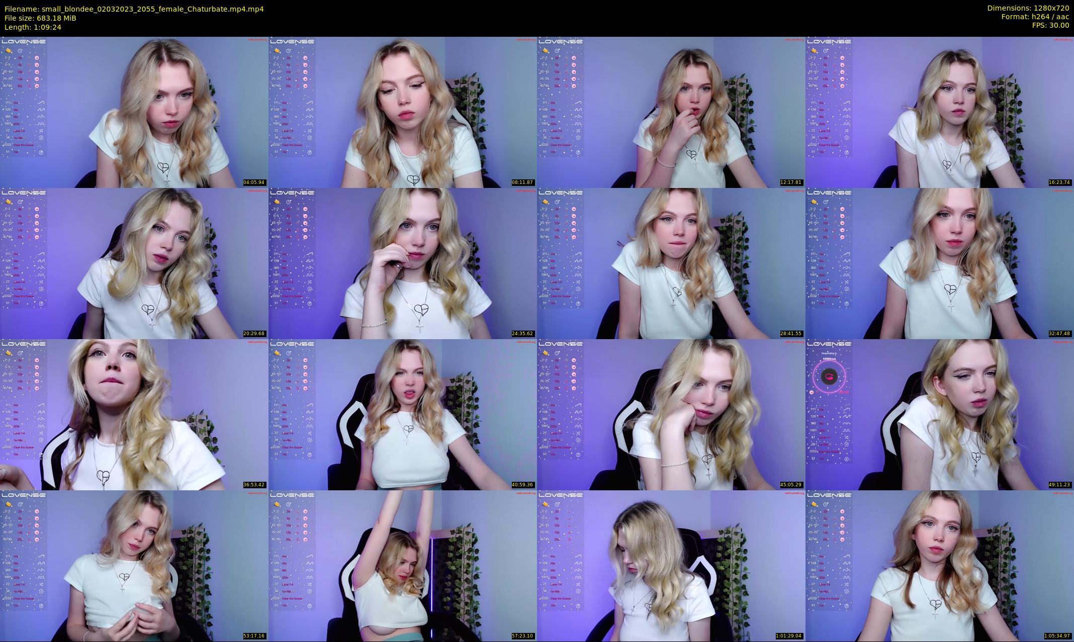 small_blondee — 70 minute Chaturbate female cam show recording, 720p, Mar 2, 2023