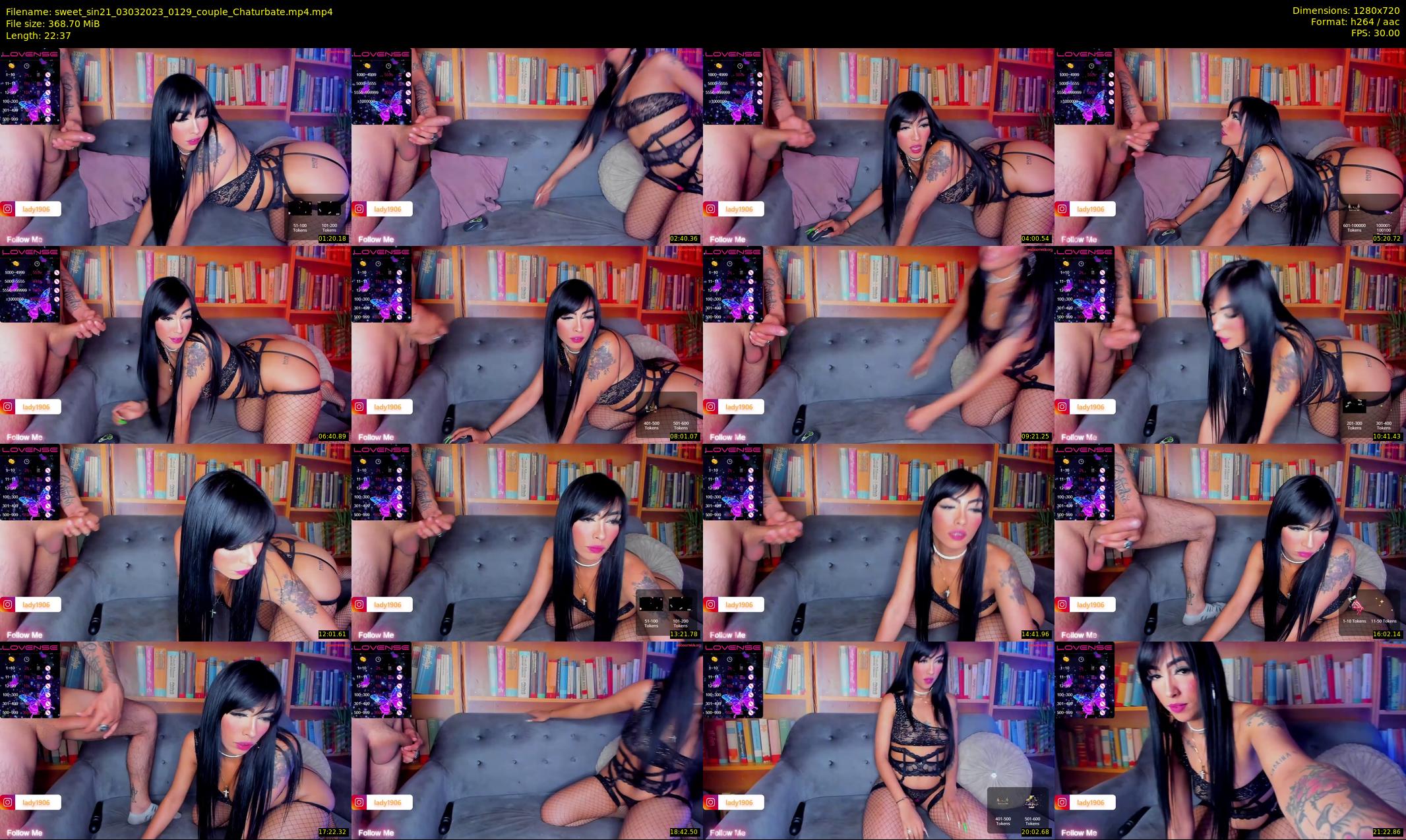 sweet_sin21 — 23 minute Chaturbate couple cam show recording, 720p, Mar 3, 2023