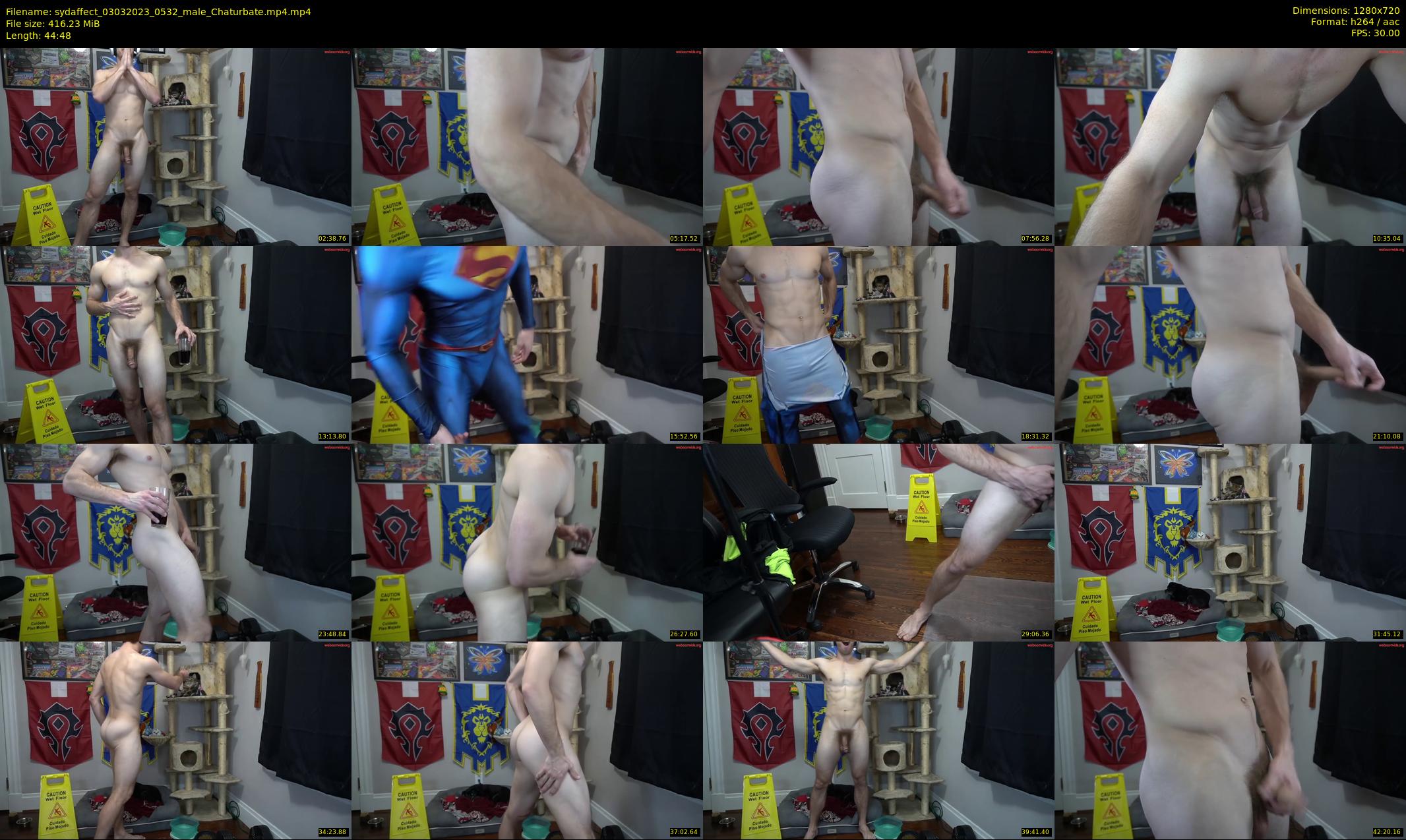 sydaffect — 45 minute Chaturbate male cam show recording, 720p, Mar 3, 2023