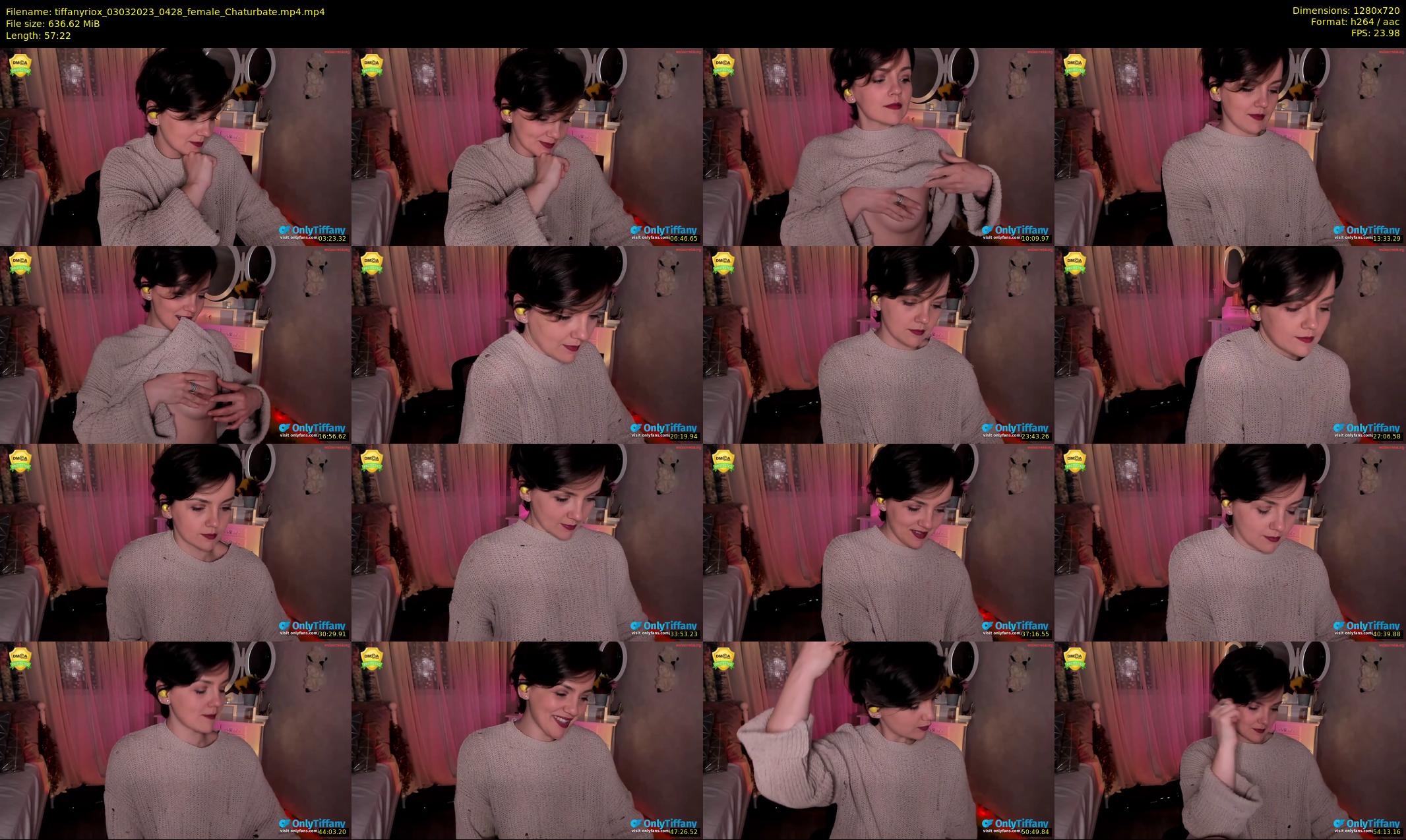 tiffanyriox — 58 minute Chaturbate female cam show recording, 720p, Mar 3, 2023