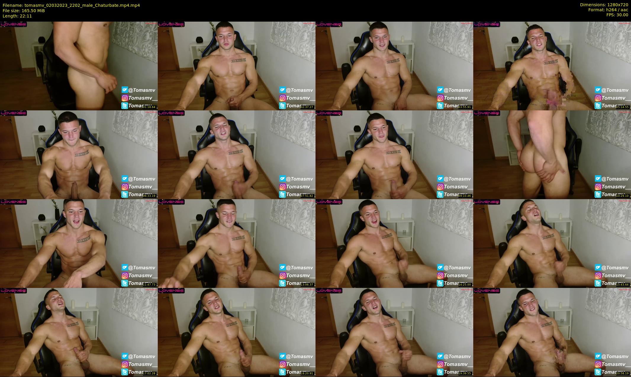 tomasmv — 23 minute Chaturbate male cam show recording, 720p, Mar 2, 2023