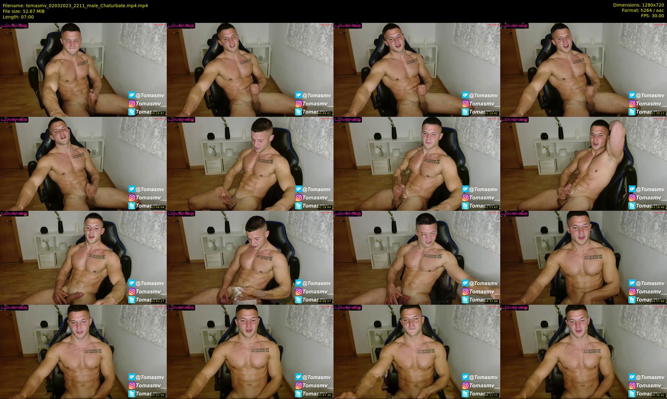 tomasmv — 7 minute Chaturbate male cam show recording, 720p, Mar 2, 2023