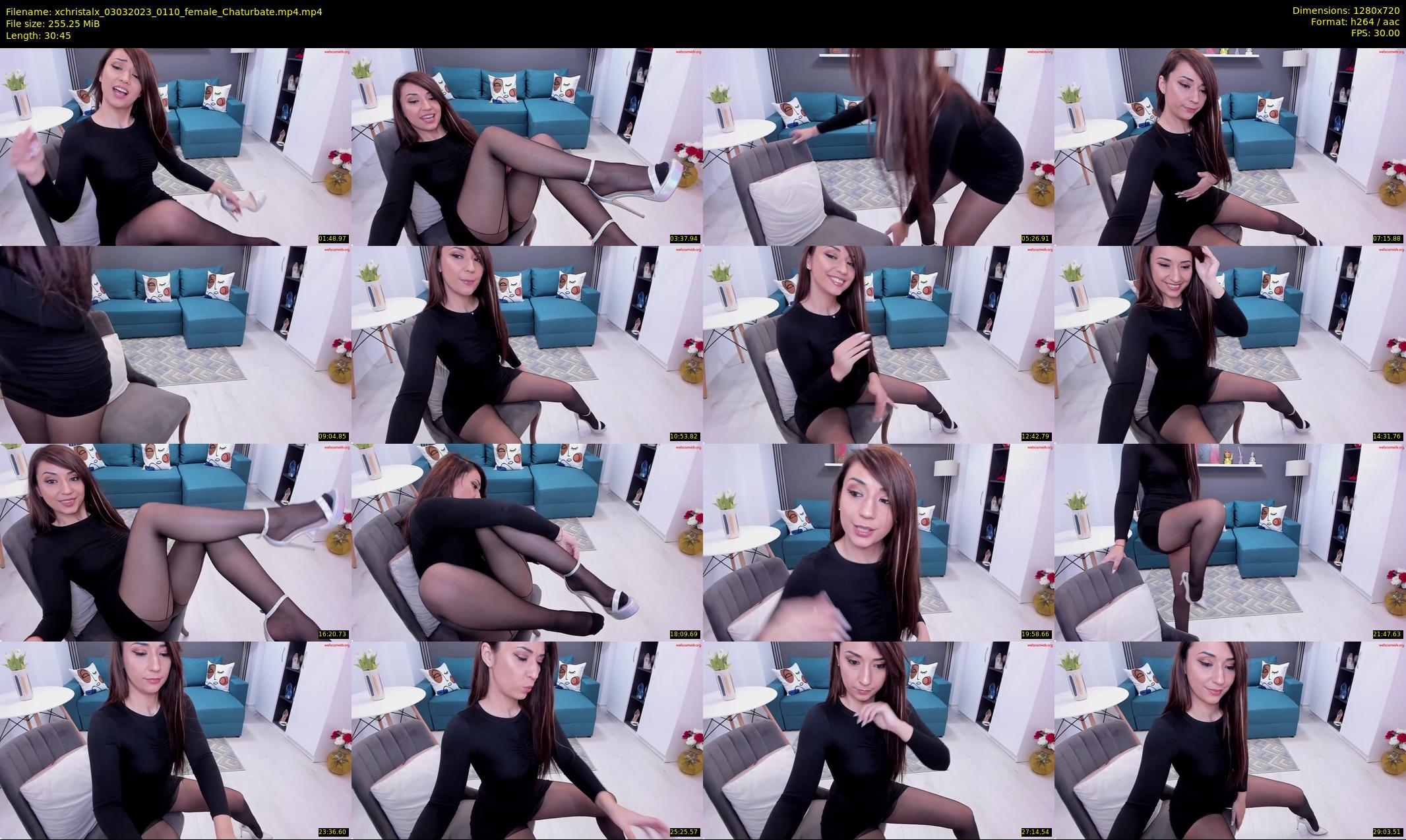 xchristalx — 31 minute Chaturbate female cam show recording, 720p, Mar 3, 2023