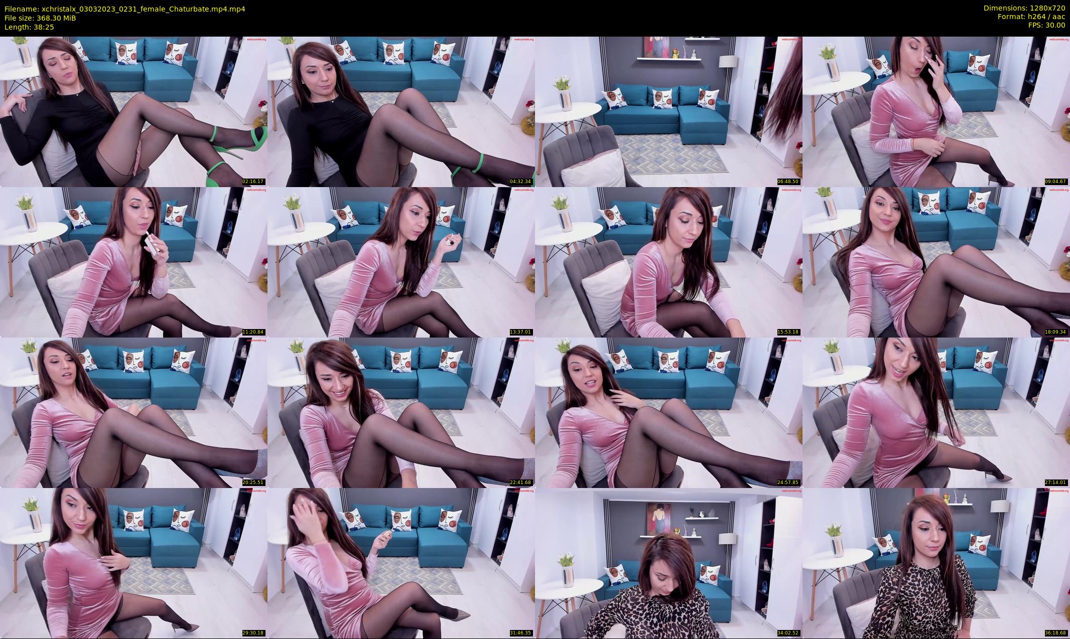 xchristalx — 39 minute Chaturbate female cam show recording, 720p, Mar 3, 2023