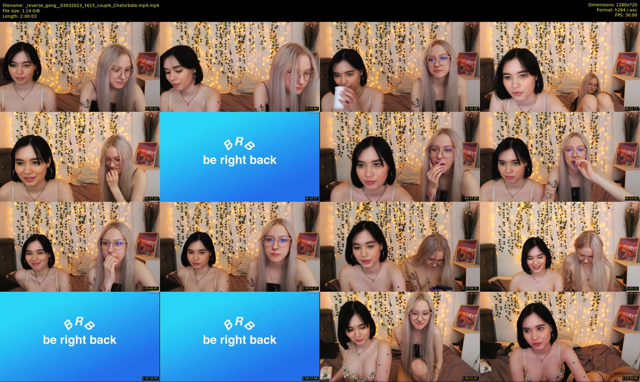 _reverse_gang_ — 121 minute Chaturbate couple cam show recording, 720p, Mar 3, 2023