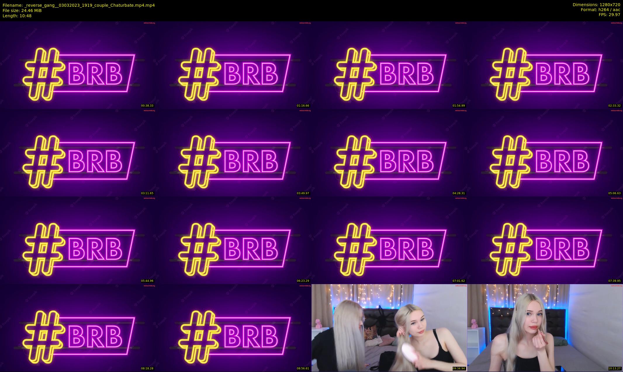 _reverse_gang_ — 11 minute Chaturbate couple cam show recording, 720p, Mar 3, 2023