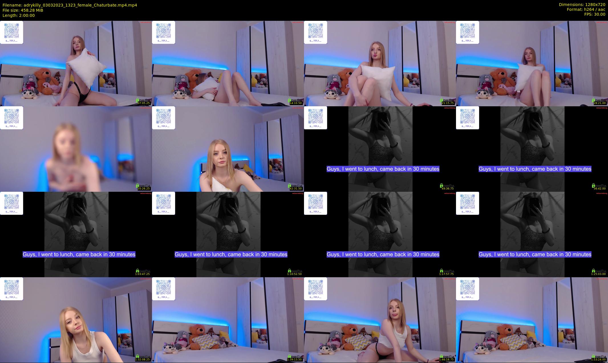 adrykilly — 120 minute Chaturbate female cam show recording, 720p, Mar 3, 2023