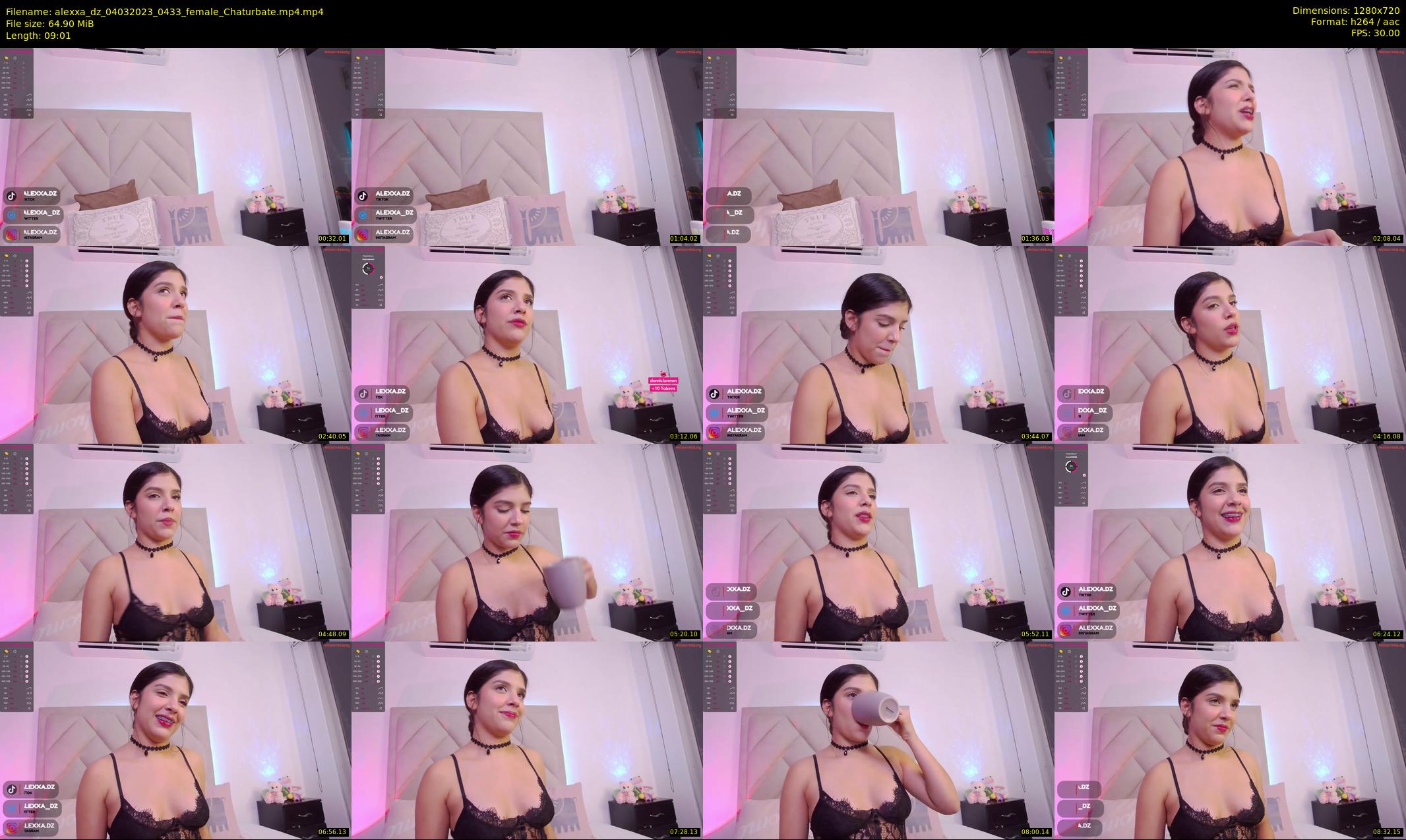 alexxa_dz — 10 minute Chaturbate female cam show recording, 720p, Mar 4, 2023