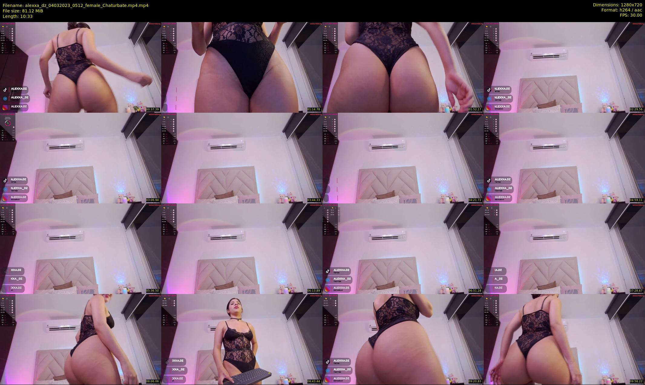 alexxa_dz — 11 minute Chaturbate female cam show recording, 720p, Mar 4, 2023