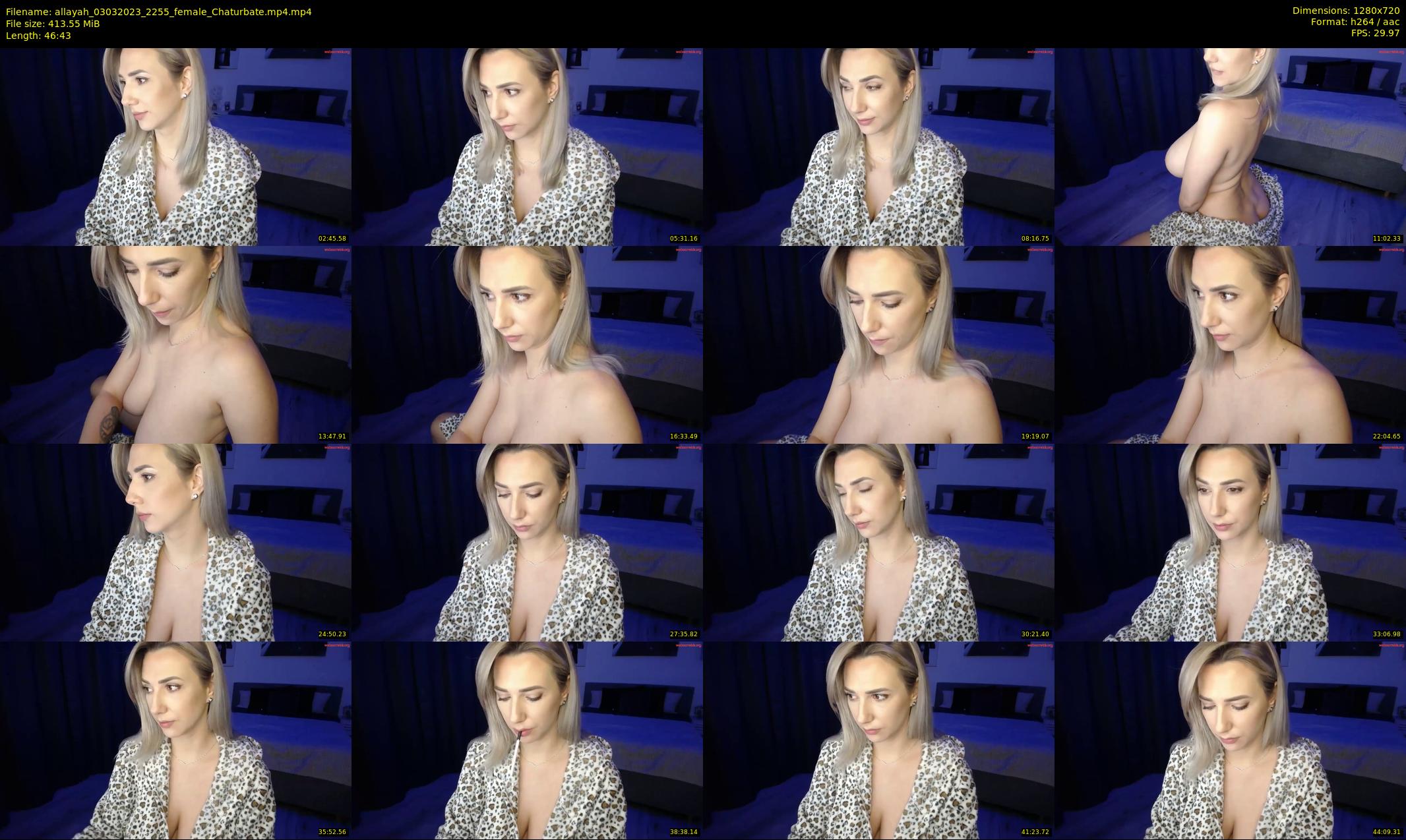 allayah — 47 minute Chaturbate female cam show recording, 720p, Mar 3, 2023