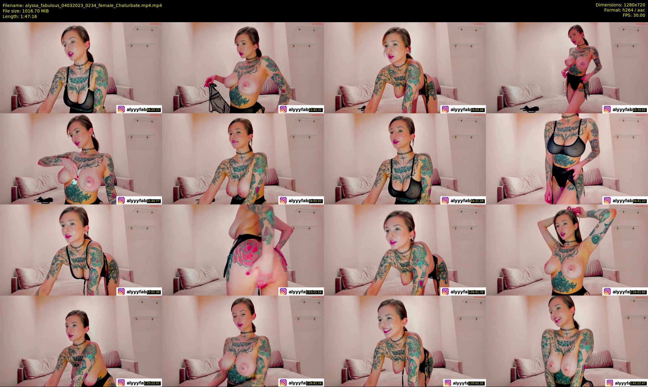 alyssa_fabulous — 108 minute Chaturbate female cam show recording, 720p, Mar 4, 2023