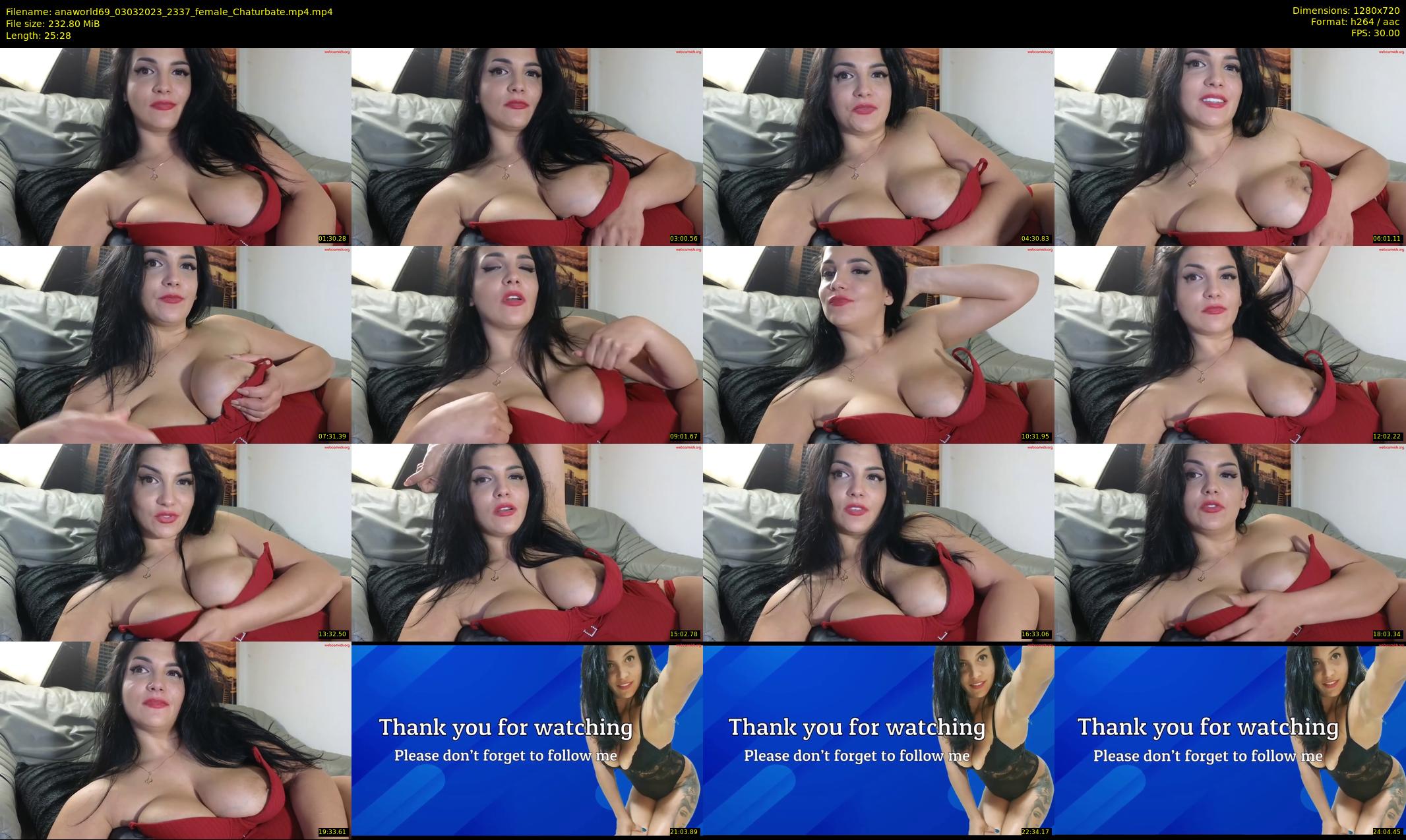 anaworld69 — 26 minute Chaturbate female cam show recording, 720p, Mar 3, 2023