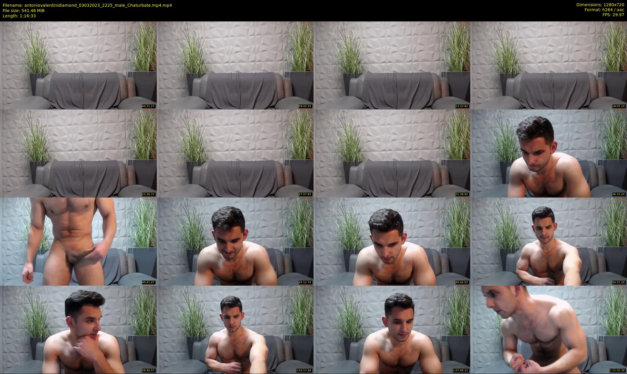 antoniovalentinidiamond — 77 minute Chaturbate male cam show recording, 720p, Mar 3, 2023