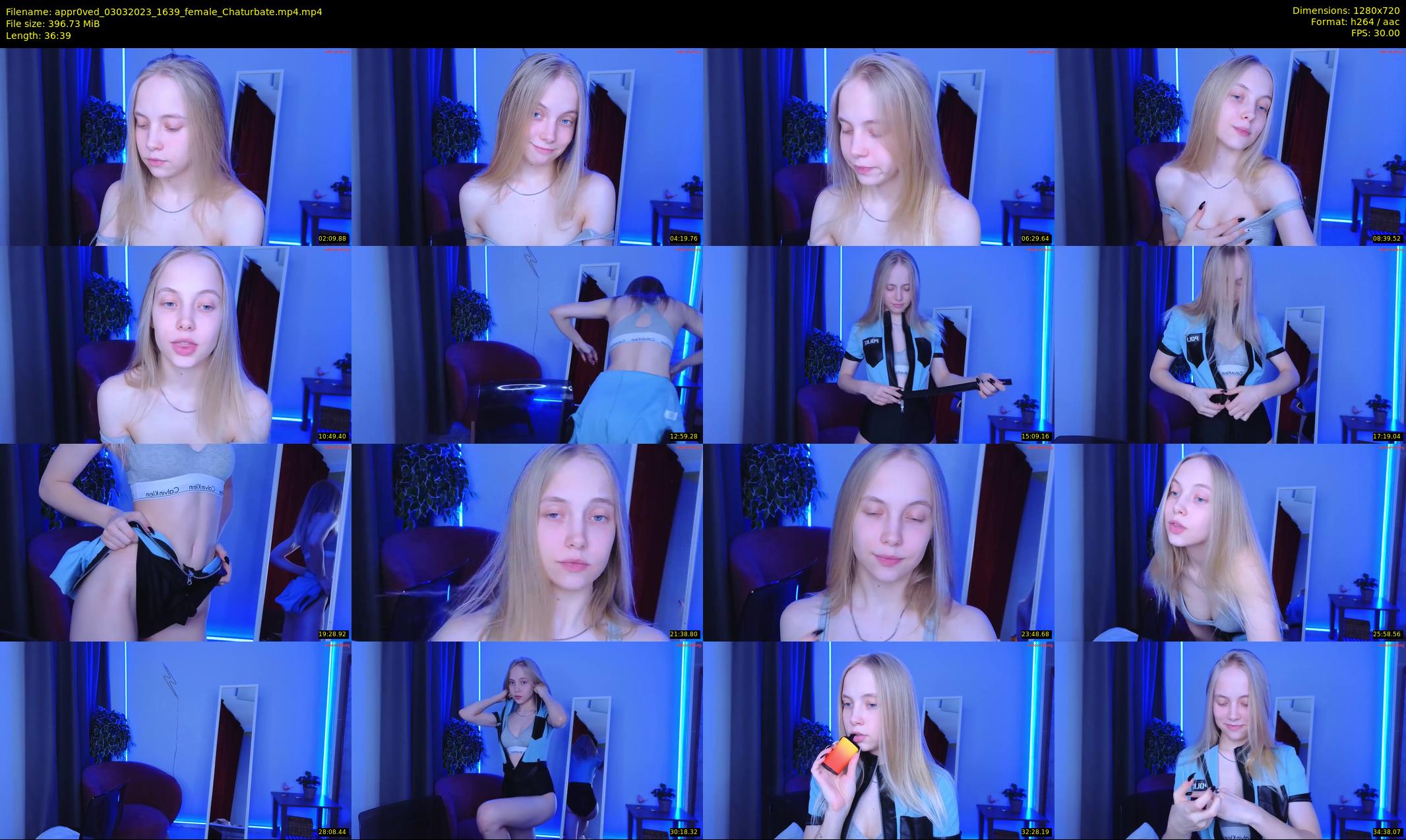 appr0ved — 37 minute Chaturbate female cam show recording, 720p, Mar 3, 2023