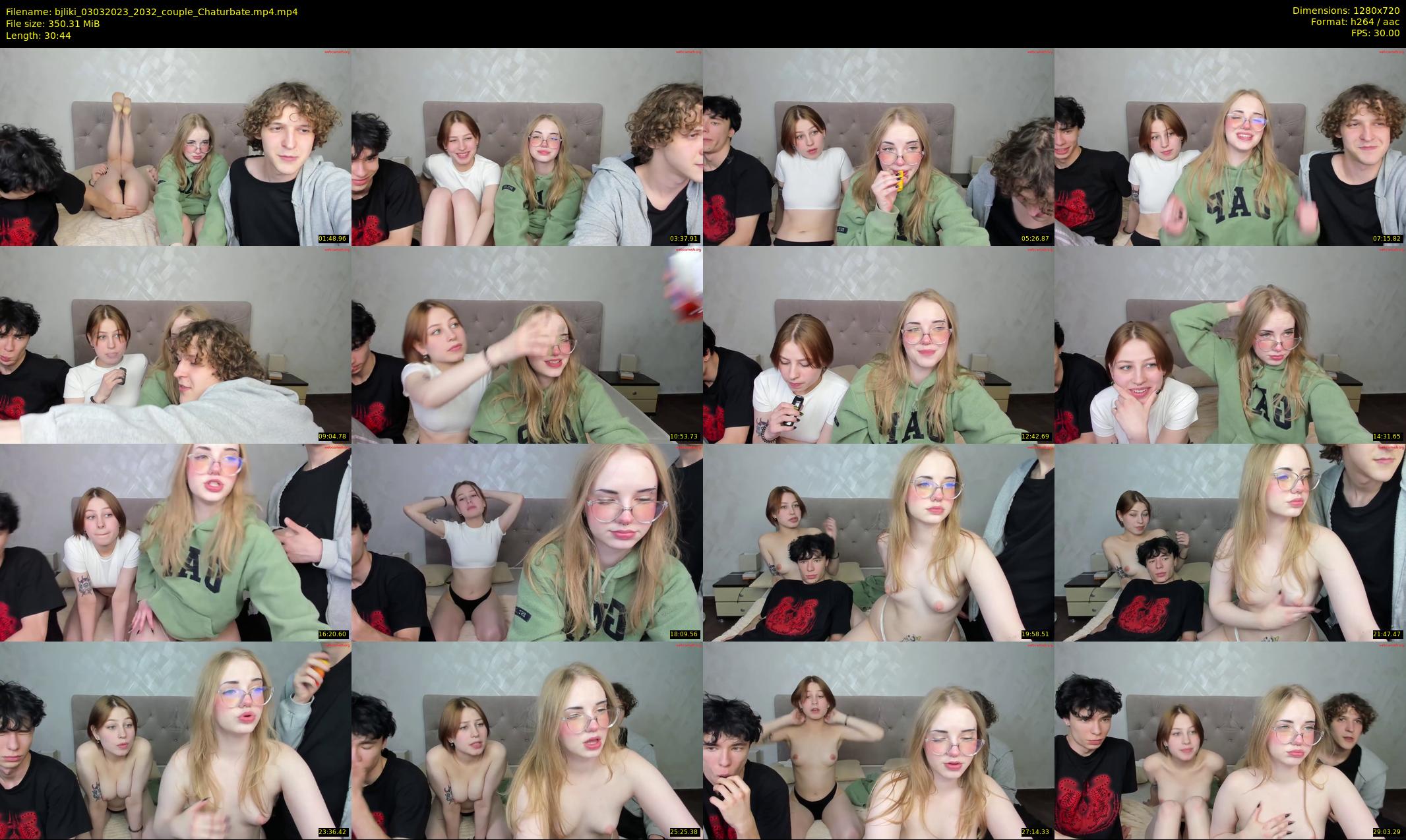 bjliki — 31 minute Chaturbate couple cam show recording, 720p, Mar 3, 2023
