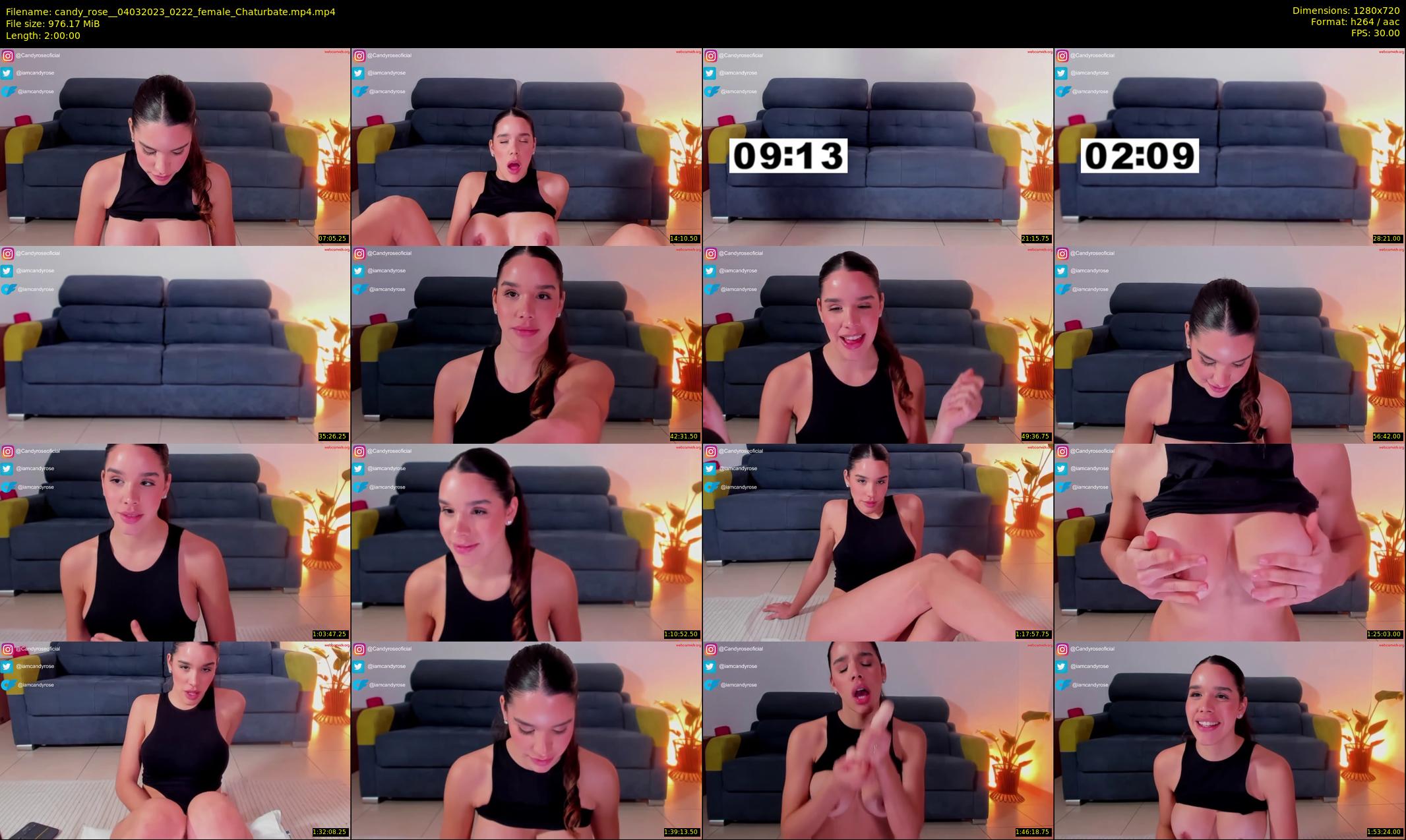 candy_rose_ — 120 minute Chaturbate female cam show recording, 720p, Mar 4, 2023