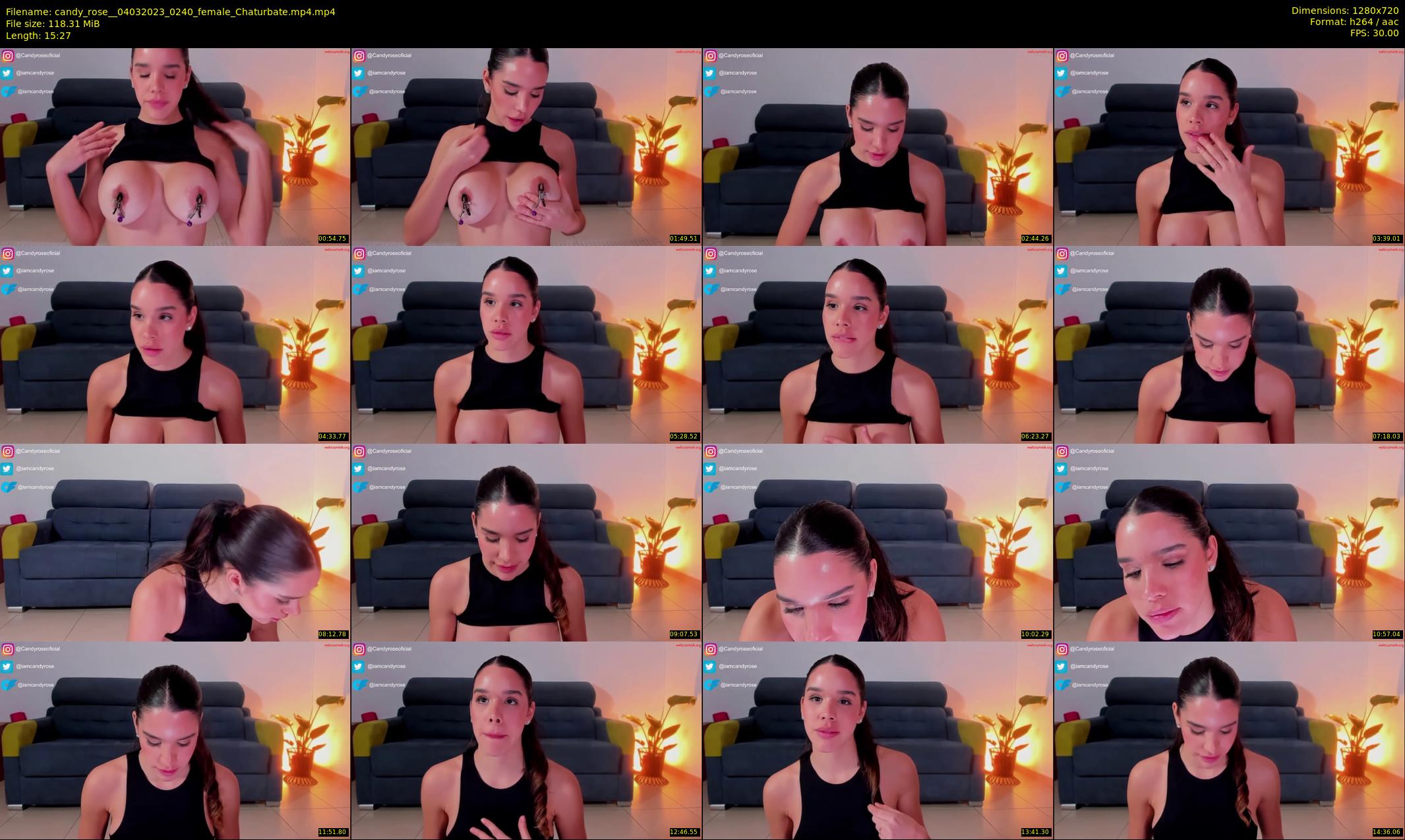 candy_rose_ — 16 minute Chaturbate female cam show recording, 720p, Mar 4, 2023