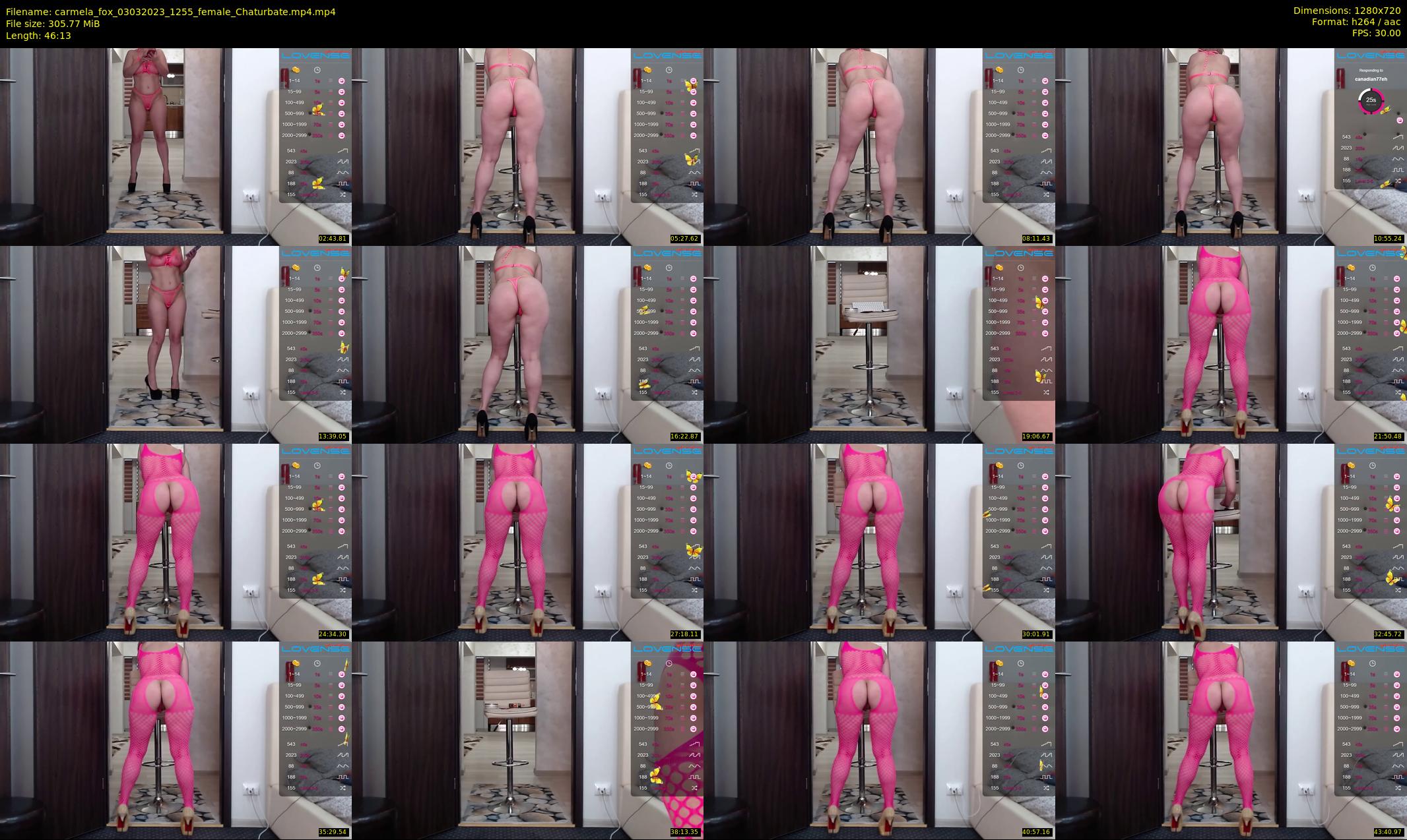 carmela_fox — 47 minute Chaturbate female cam show recording, 720p, Mar 3, 2023