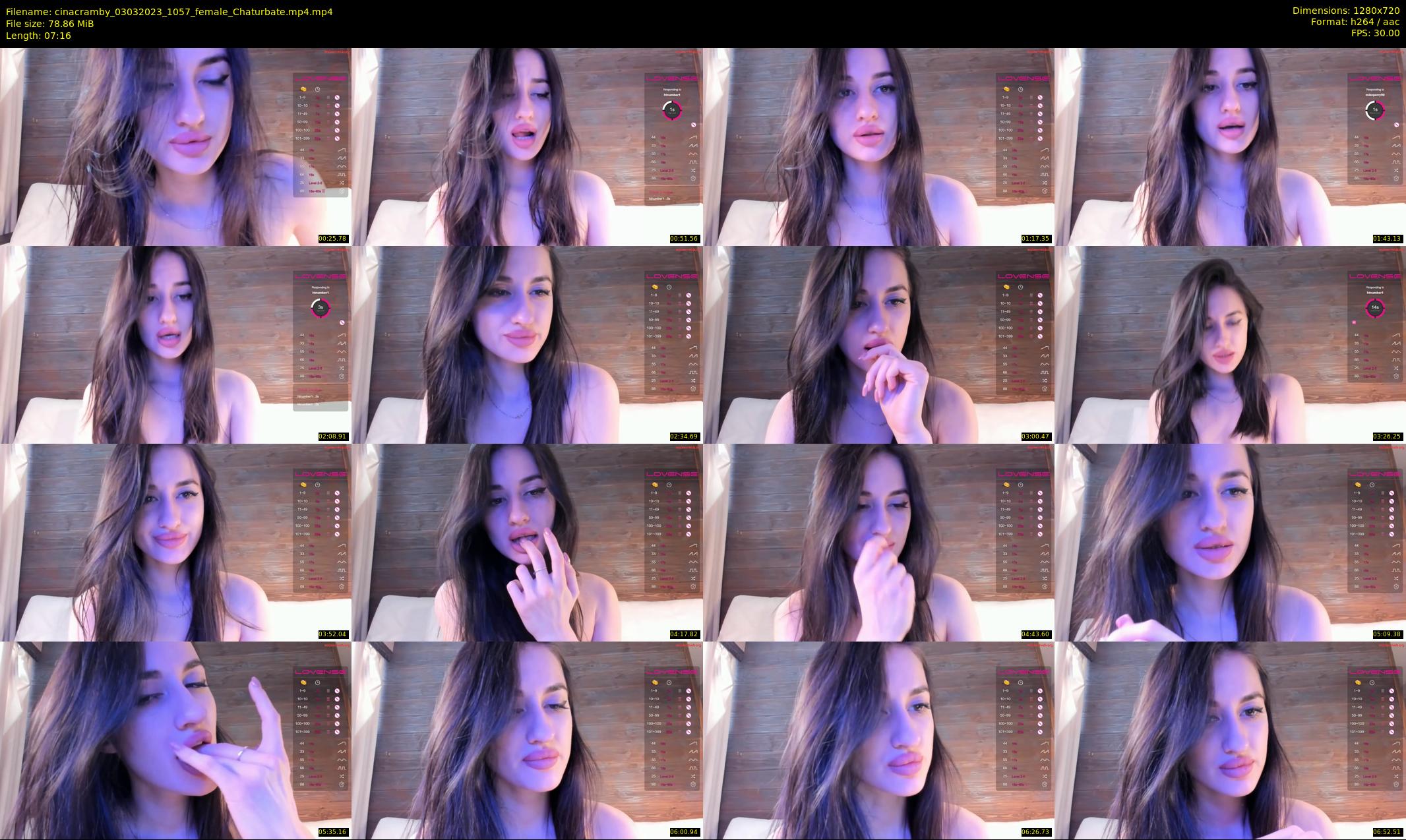 cinacramby — 8 minute Chaturbate female cam show recording, 720p, Mar 3, 2023