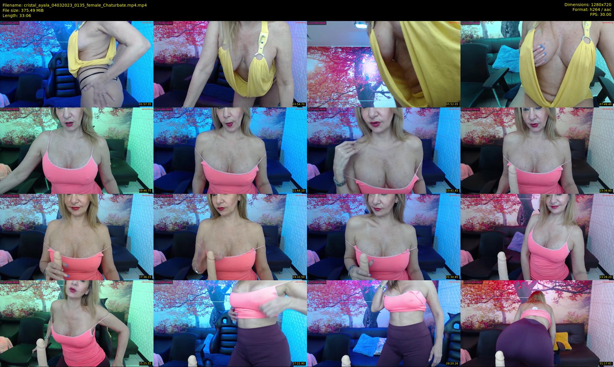 cristal_ayala — 34 minute Chaturbate female cam show recording, 720p, Mar 4, 2023
