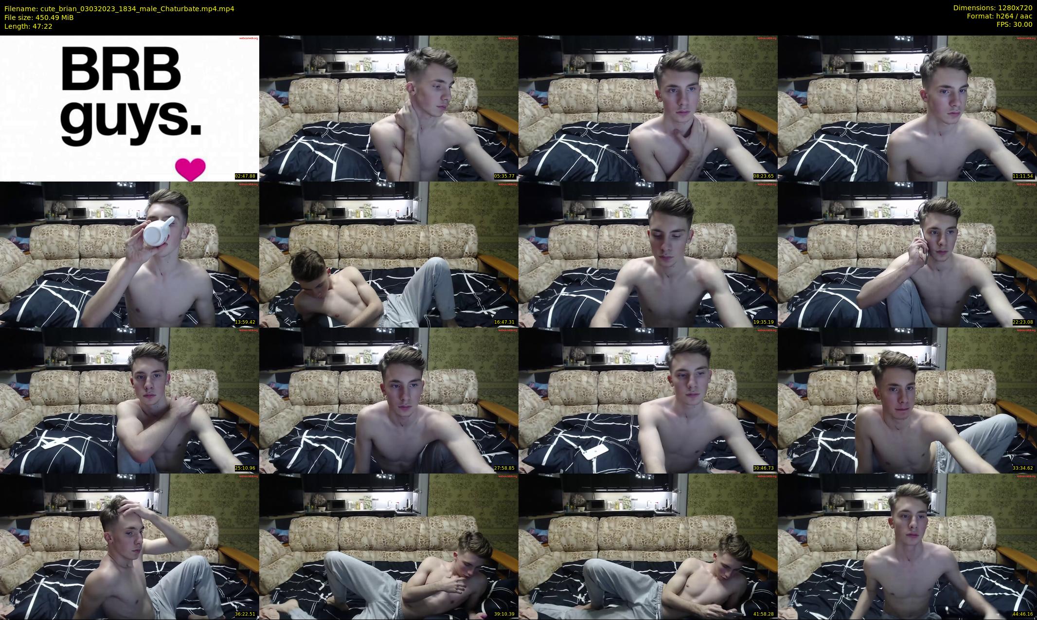 cute_brian — 48 minute Chaturbate male cam show recording, 720p, Mar 3, 2023