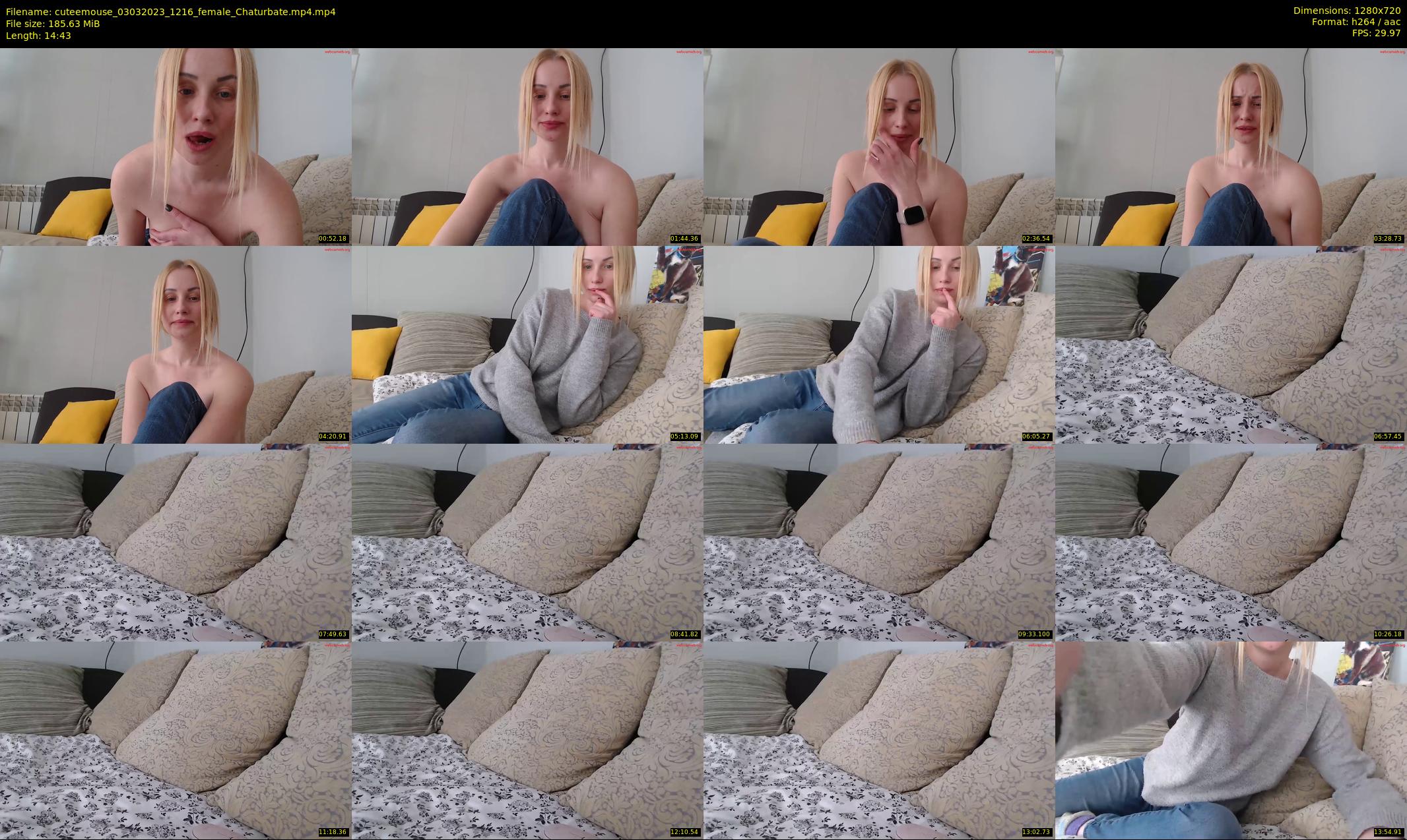 cuteemouse — 15 minute Chaturbate female cam show recording, 720p, Mar 3, 2023