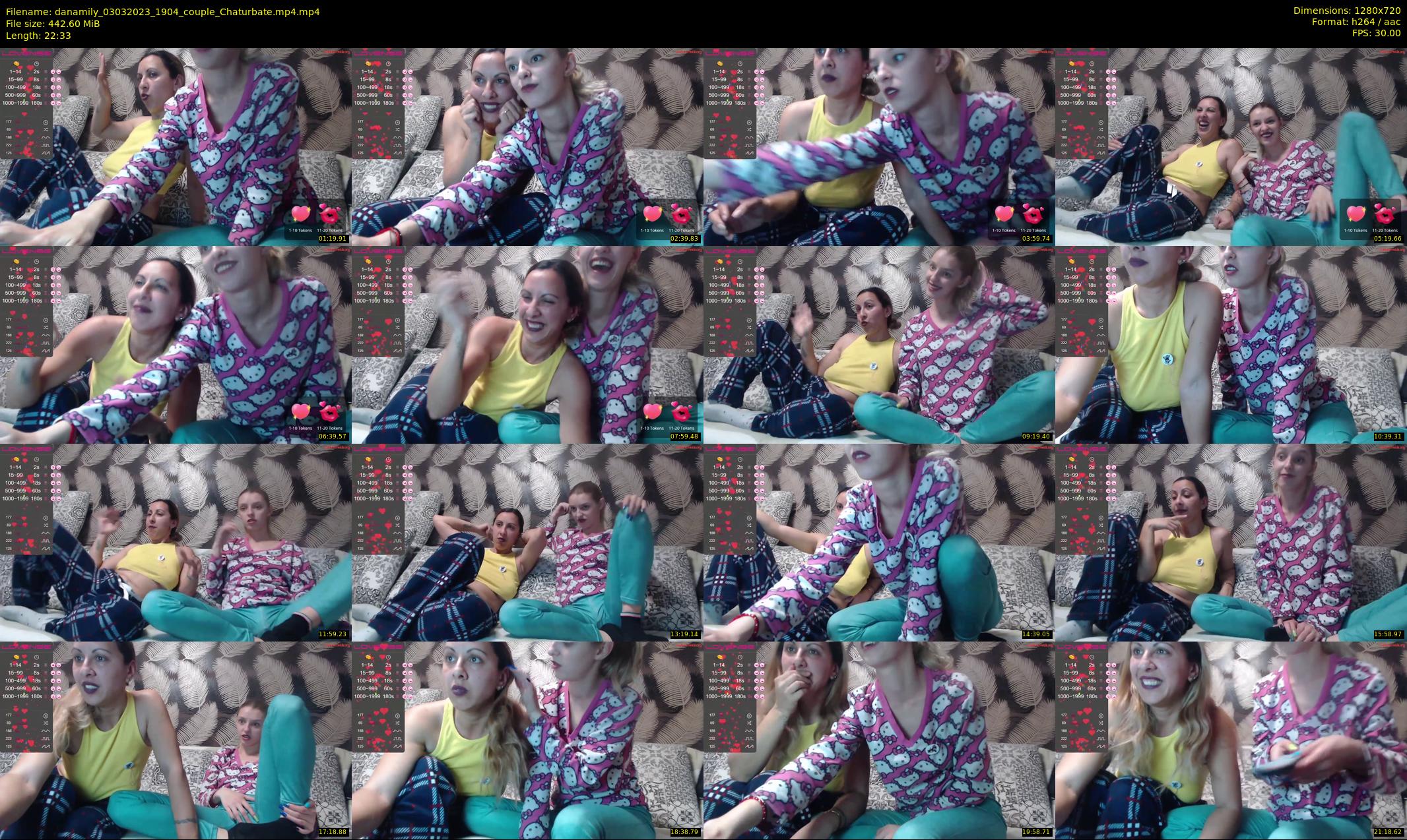 danamily — 23 minute Chaturbate female cam show recording, 720p, Mar 3, 2023