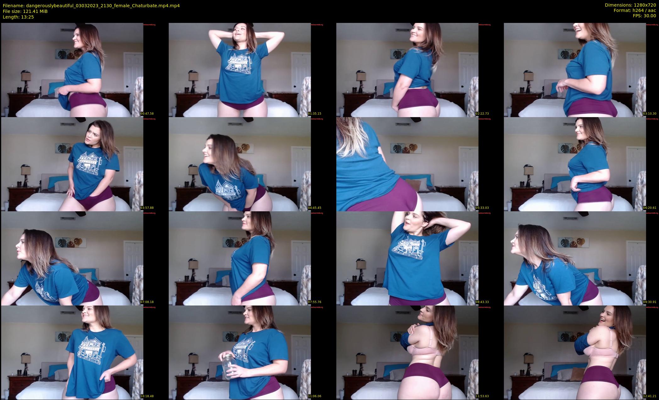 dangerouslybeautiful — 14 minute Chaturbate female cam show recording, 720p, Mar 3, 2023