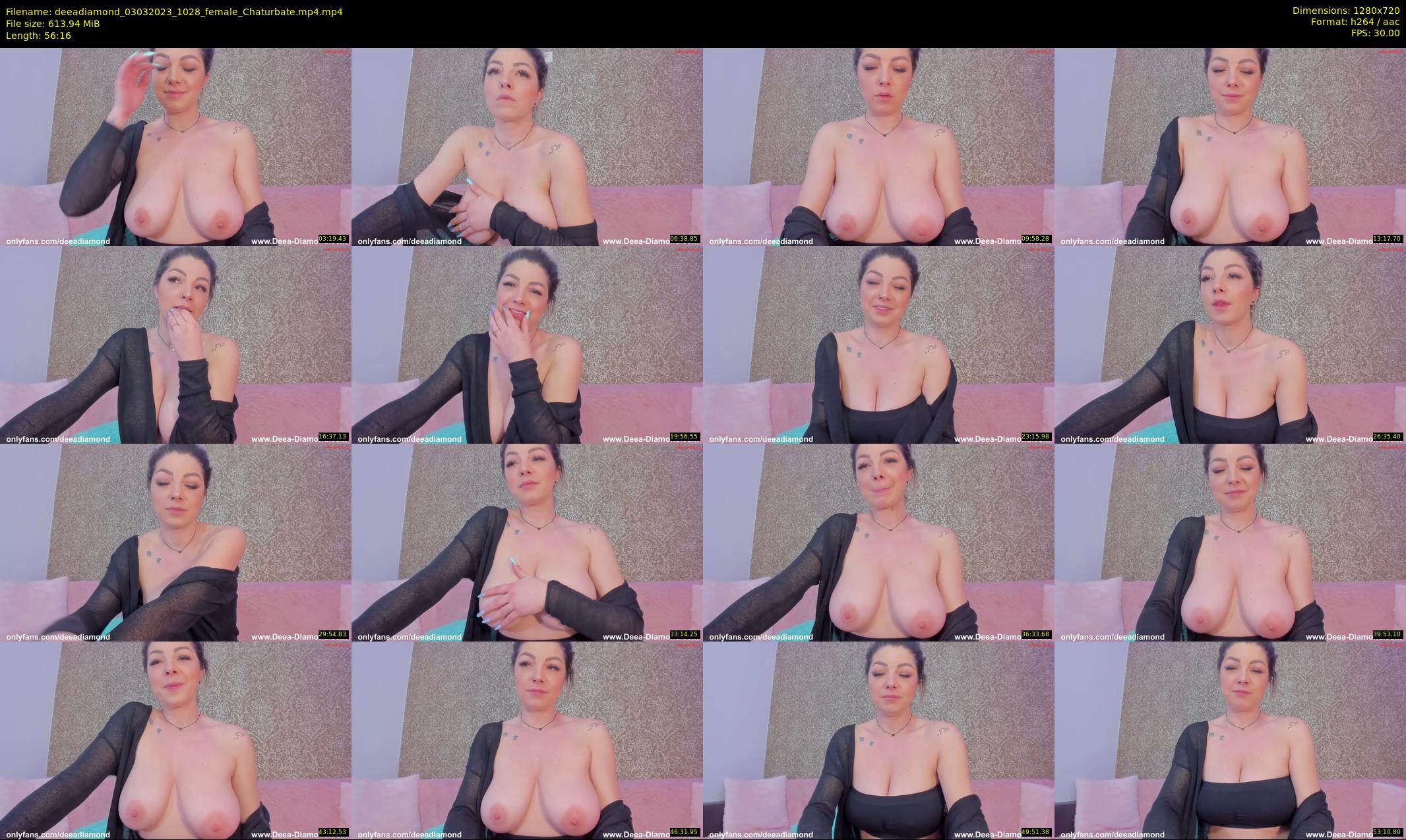 deeadiamond — 57 minute Chaturbate female cam show recording, 720p, Mar 3, 2023