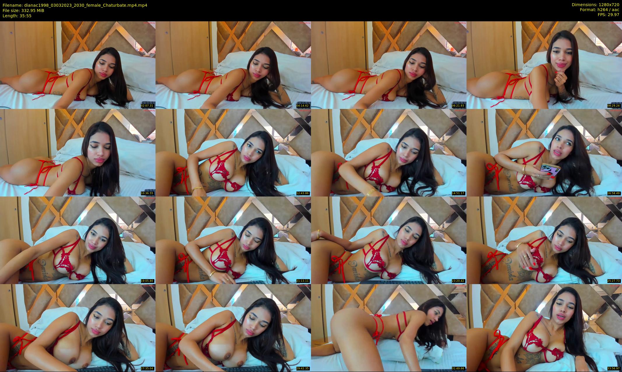 dianac1998 — 36 minute Chaturbate female cam show recording, 720p, Mar 3, 2023