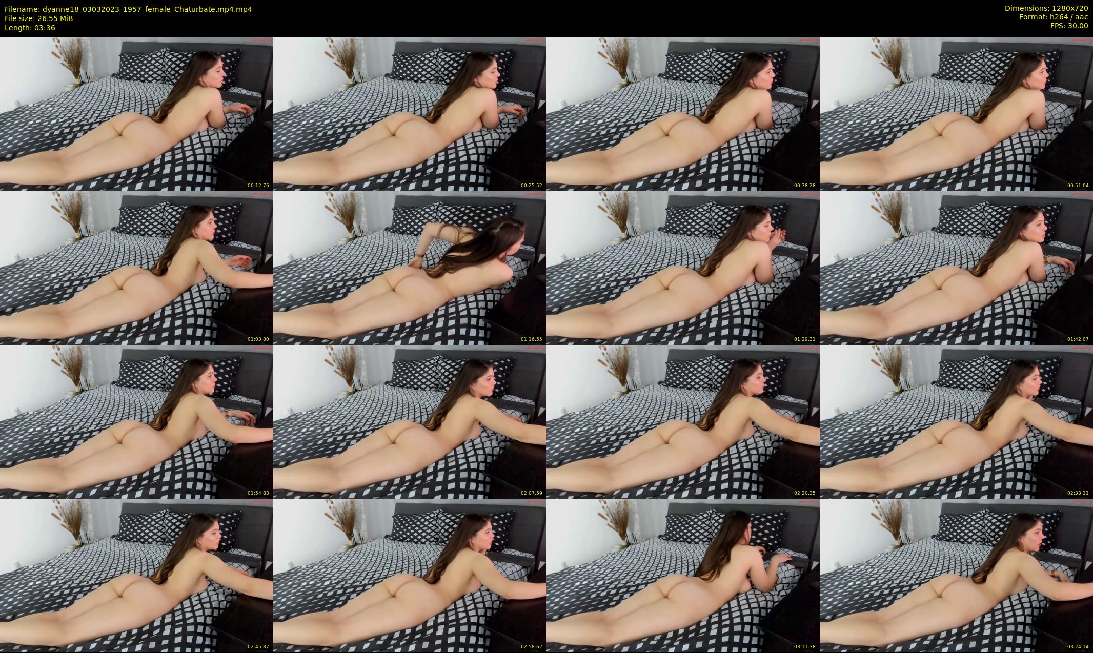 dyanne18 — 4 minute Chaturbate female cam show recording, 720p, Mar 3, 2023