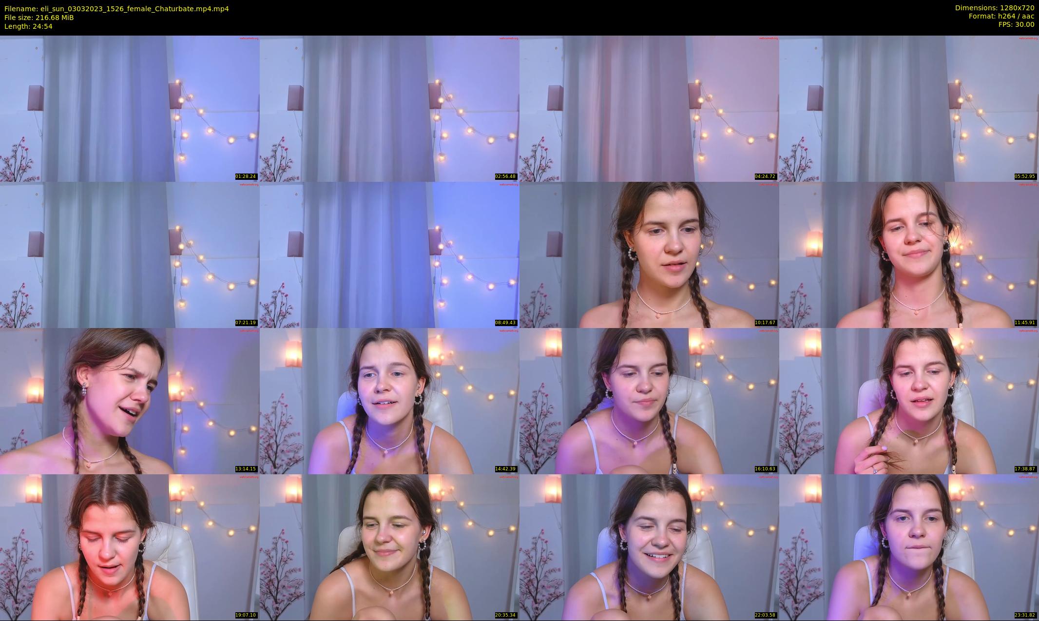 eli_sun — 25 minute Chaturbate female cam show recording, 720p, Mar 3, 2023