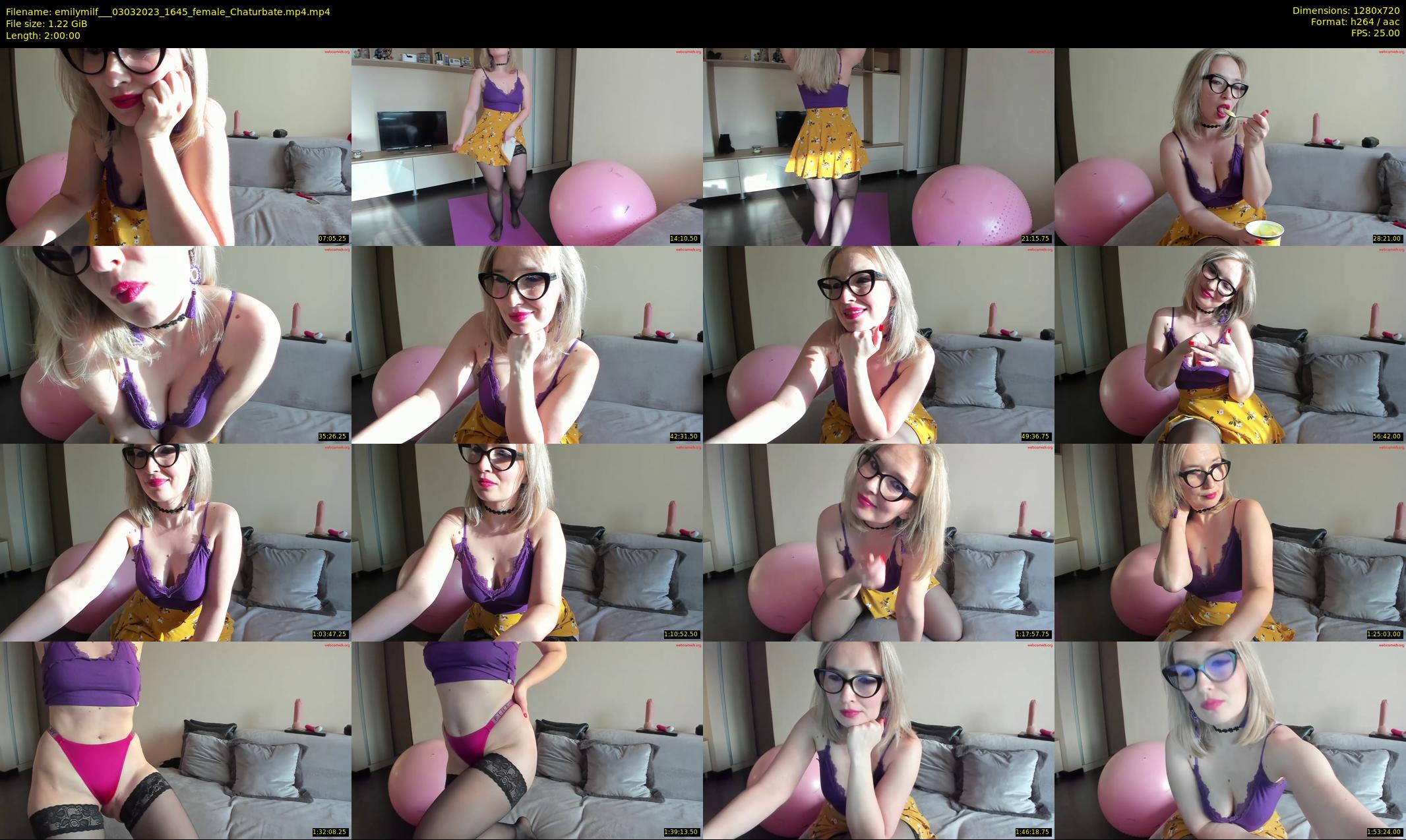 emilymilf__ — 120 minute Chaturbate female cam show recording, 720p, Mar 3, 2023