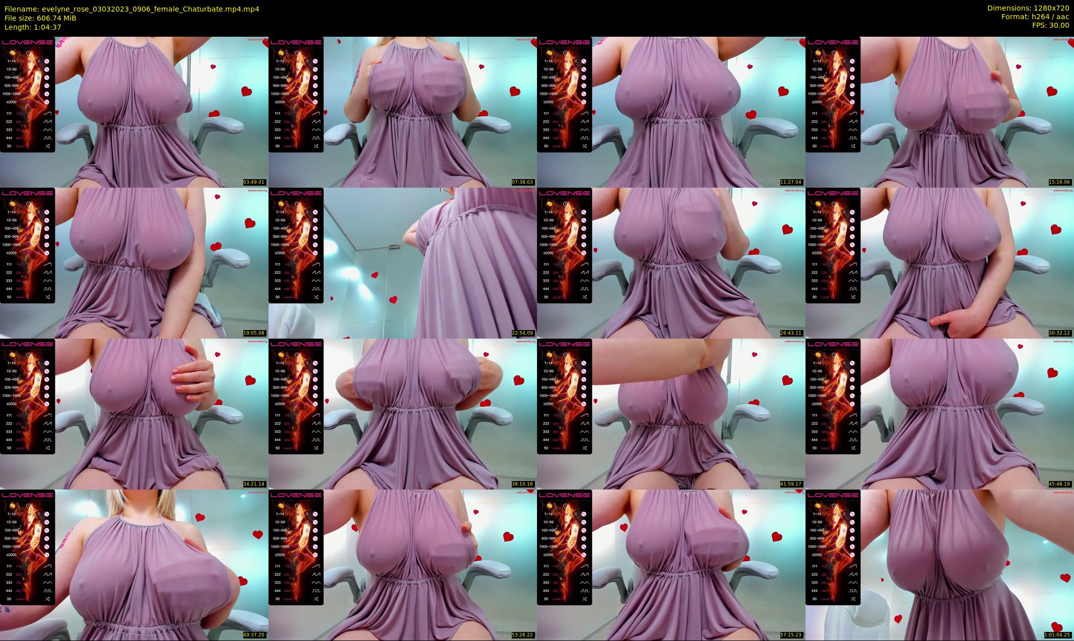 evelyne_rose — 65 minute Chaturbate female cam show recording, 720p, Mar 3, 2023