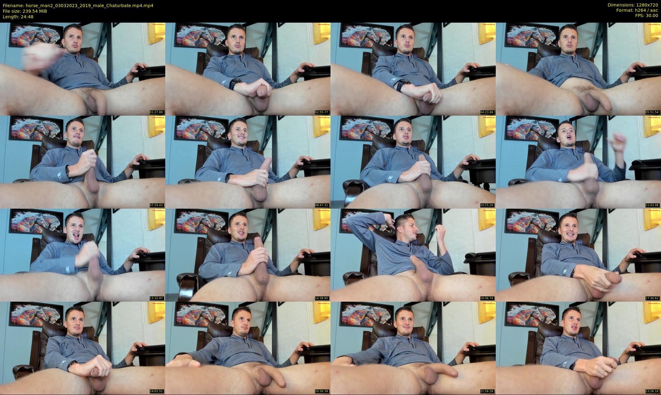 horse_man2 — 25 minute Chaturbate male cam show recording, 720p, Mar 3, 2023