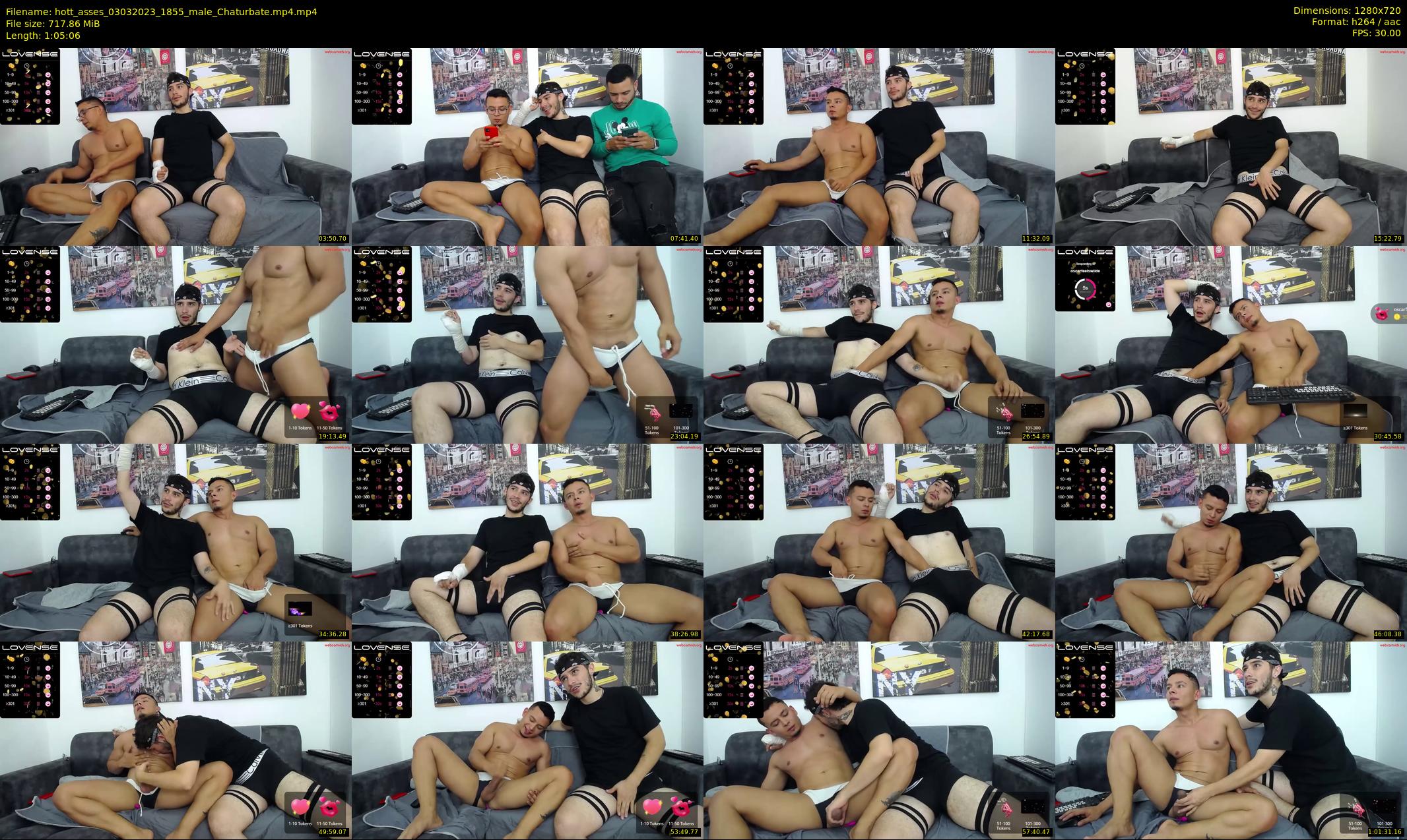 hott_asses — 66 minute Chaturbate male cam show recording, 720p, Mar 3, 2023