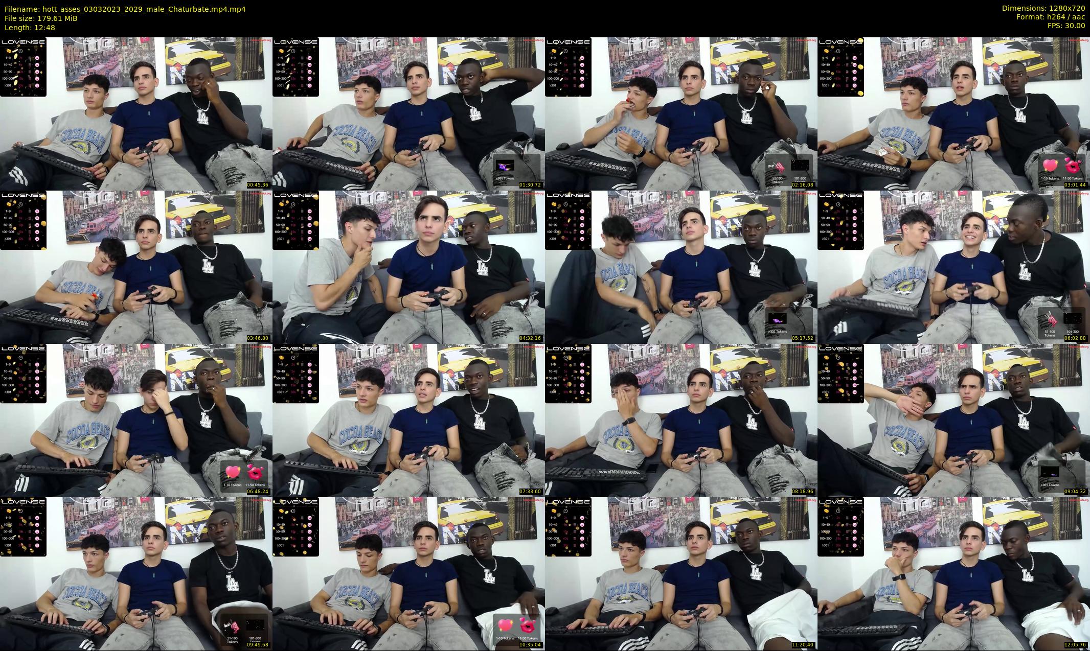 hott_asses — 13 minute Chaturbate male cam show recording, 720p, Mar 3, 2023