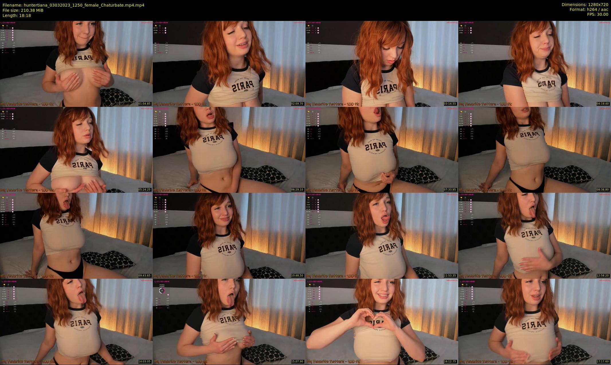 huntertiana — 19 minute Chaturbate female cam show recording, 720p, Mar 3, 2023