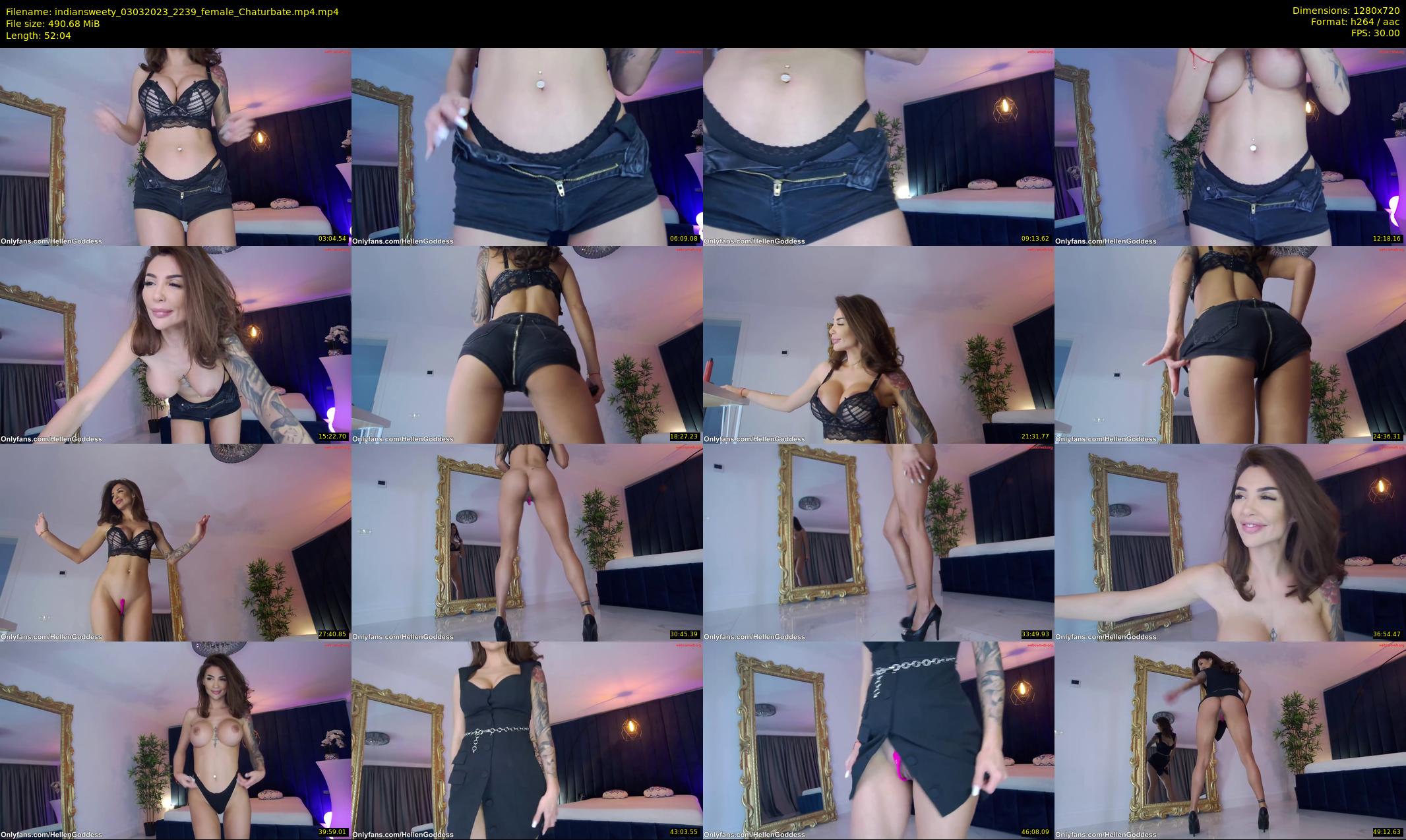 indiansweety — 53 minute Chaturbate female cam show recording, 720p, Mar 3, 2023