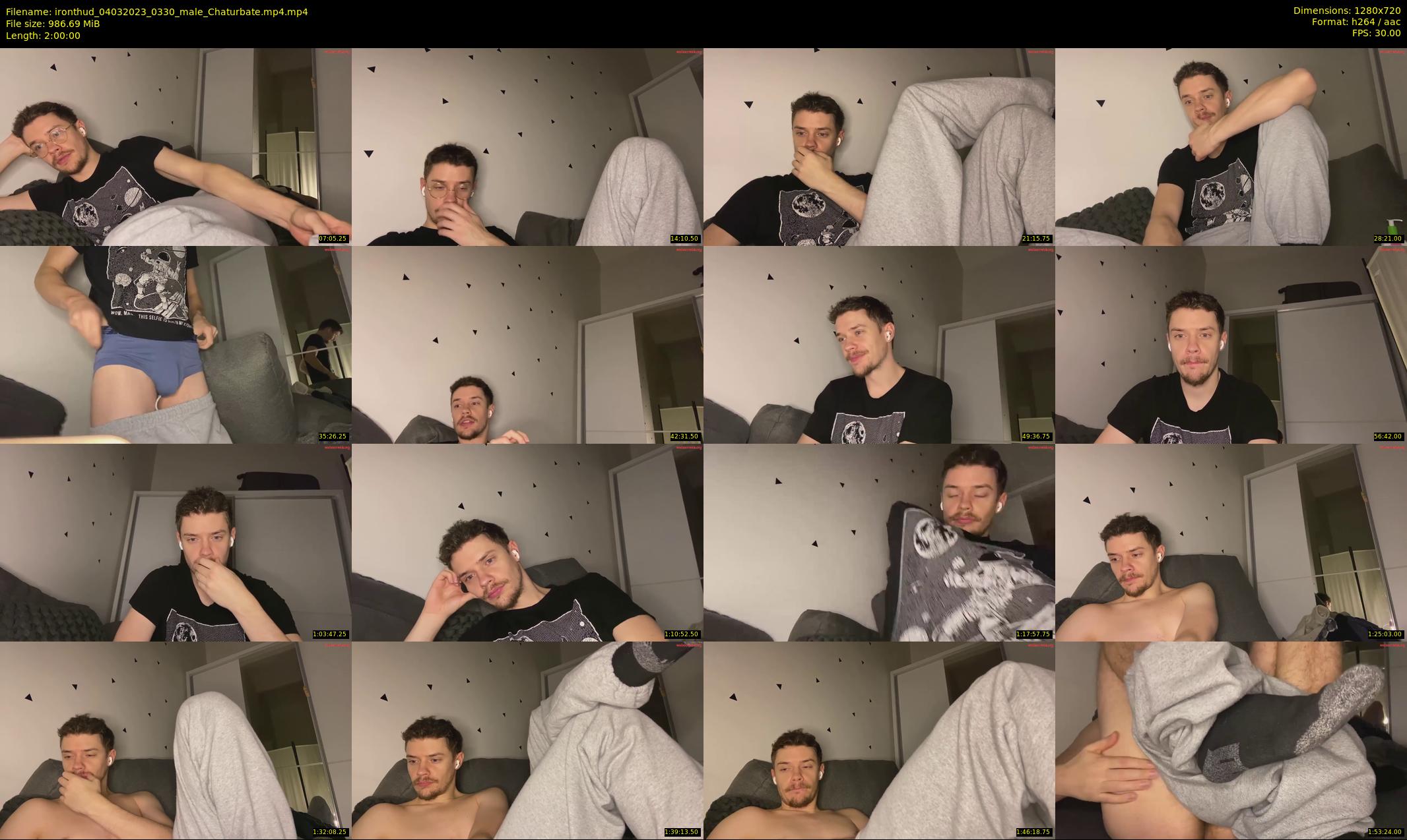 ironthud — 120 minute Chaturbate male cam show recording, 720p, Mar 4, 2023