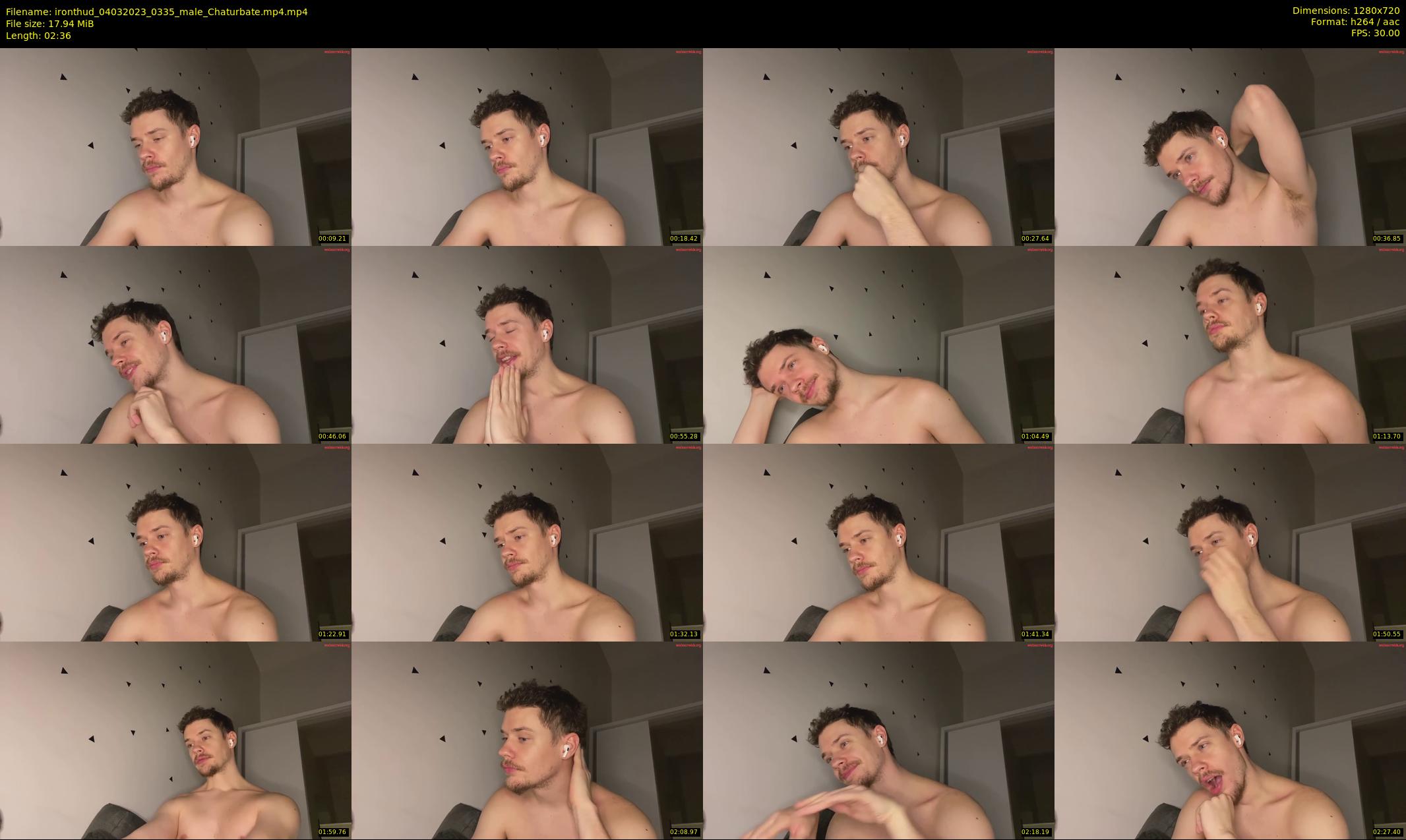 ironthud — 3 minute Chaturbate male cam show recording, 720p, Mar 4, 2023