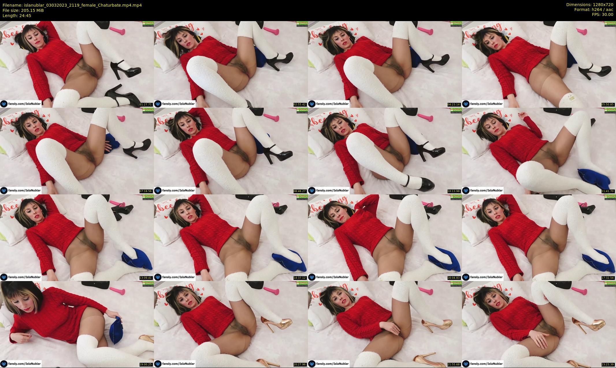 islanublar — 25 minute Chaturbate female cam show recording, 720p, Mar 3, 2023