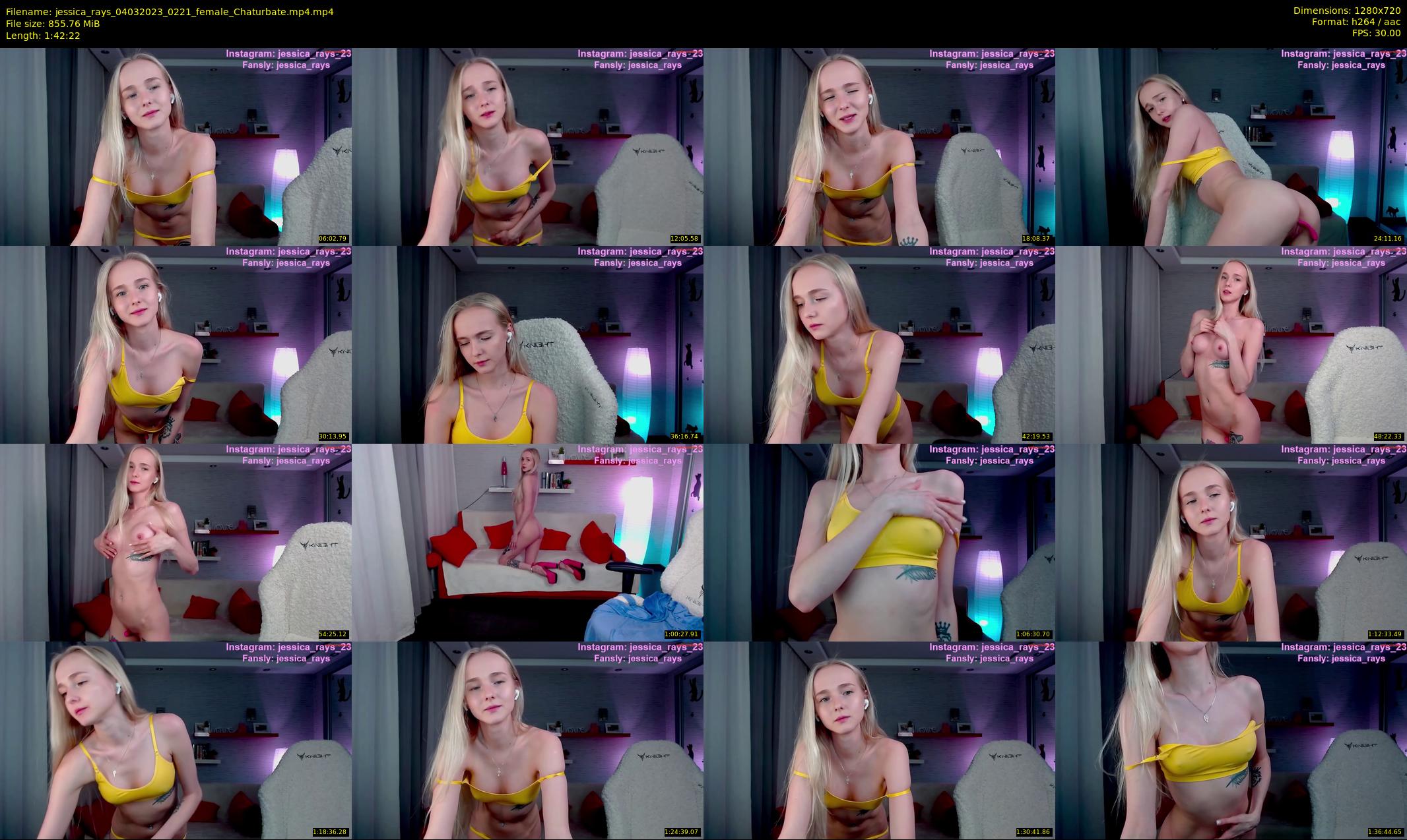 jessica_rays — 103 minute Chaturbate couple cam show recording, 720p, Mar 4, 2023