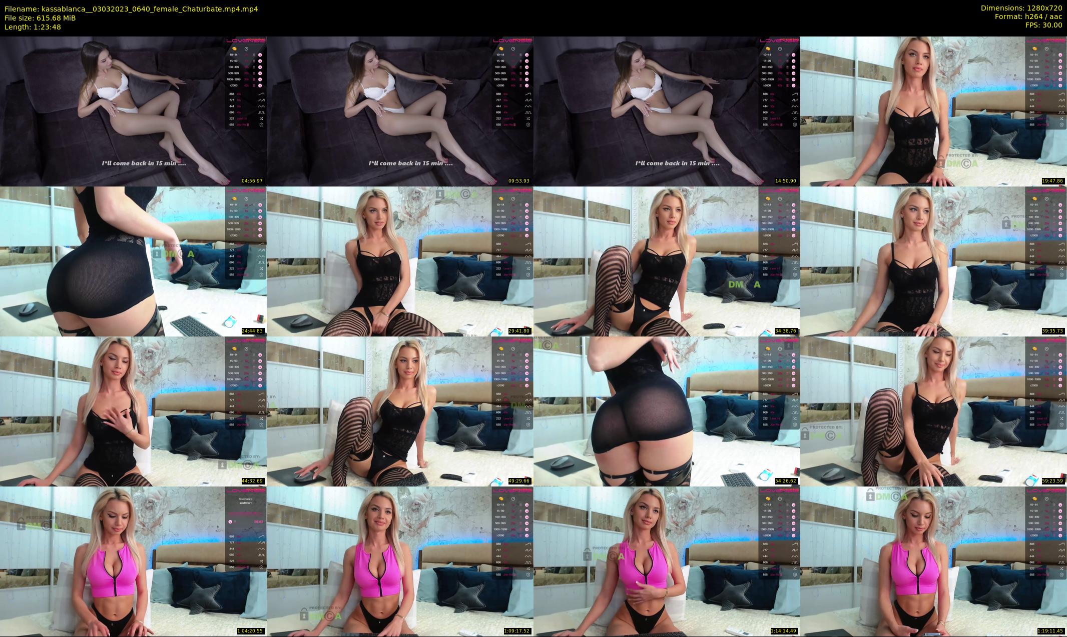 kassablanca_ — 84 minute Chaturbate female cam show recording, 720p, Mar 3, 2023
