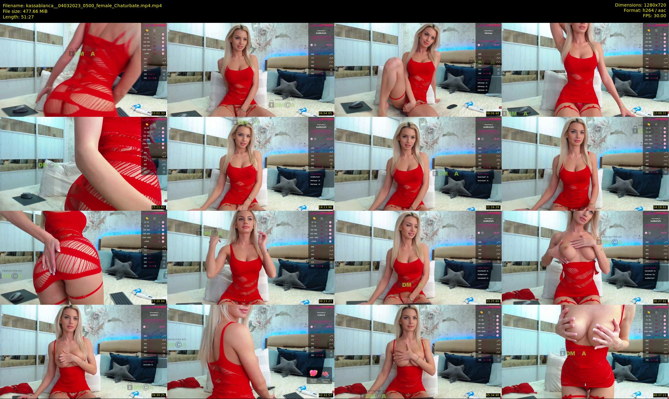 kassablanca_ — 52 minute Chaturbate female cam show recording, 720p, Mar 4, 2023