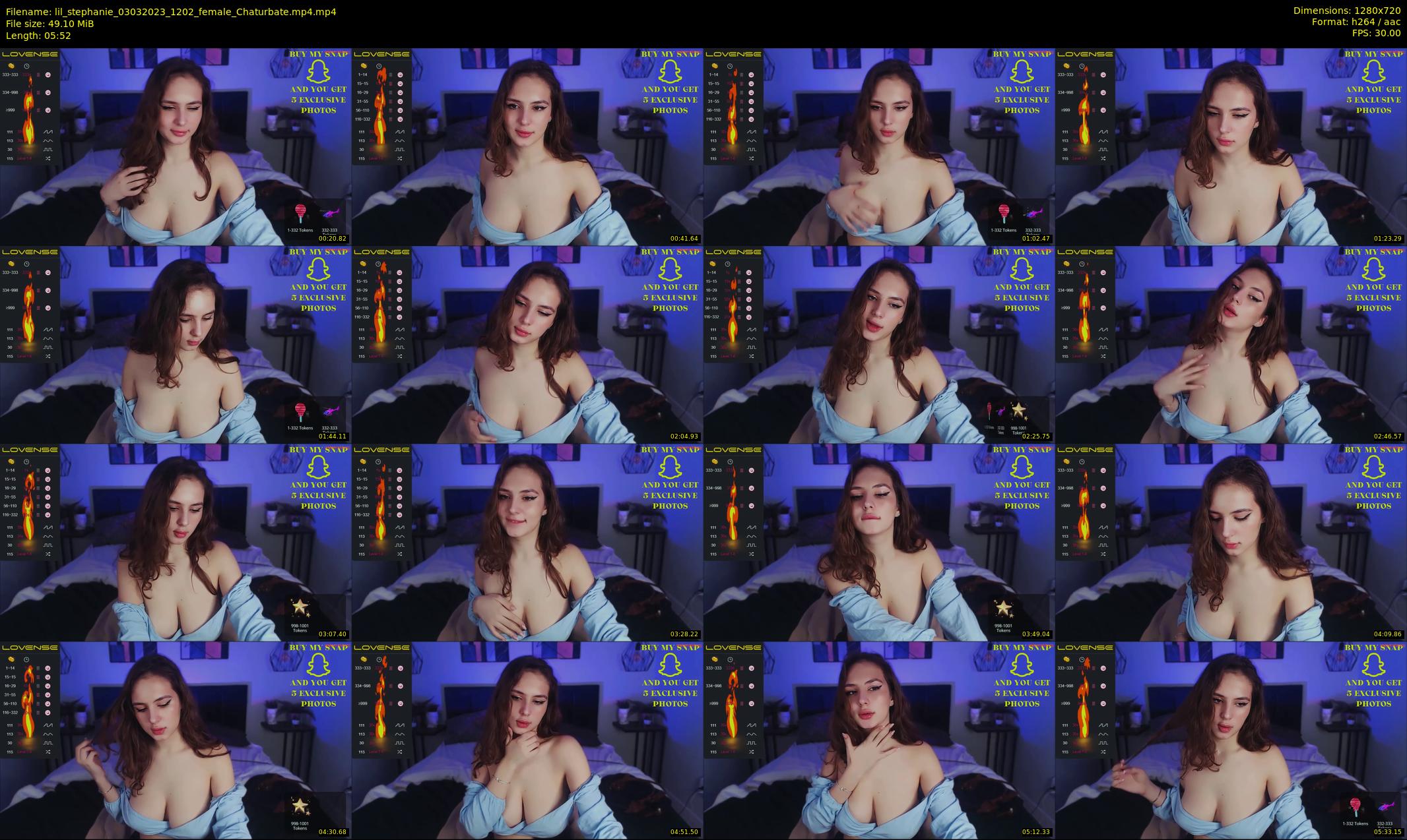 lil_stephanie — 6 minute Chaturbate female cam show recording, 720p, Mar 3, 2023