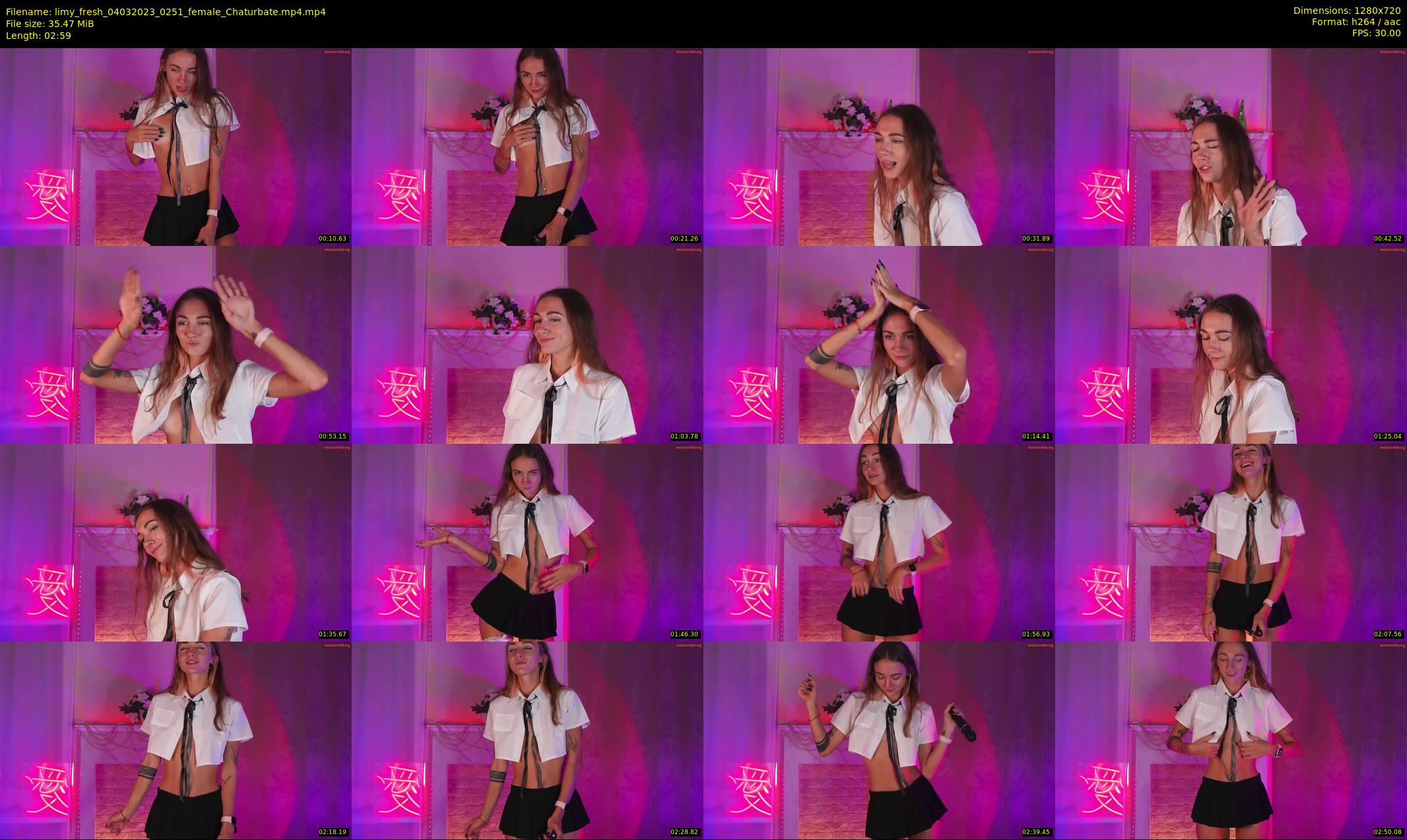limy_fresh — 3 minute Chaturbate female cam show recording, 720p, Mar 4, 2023
