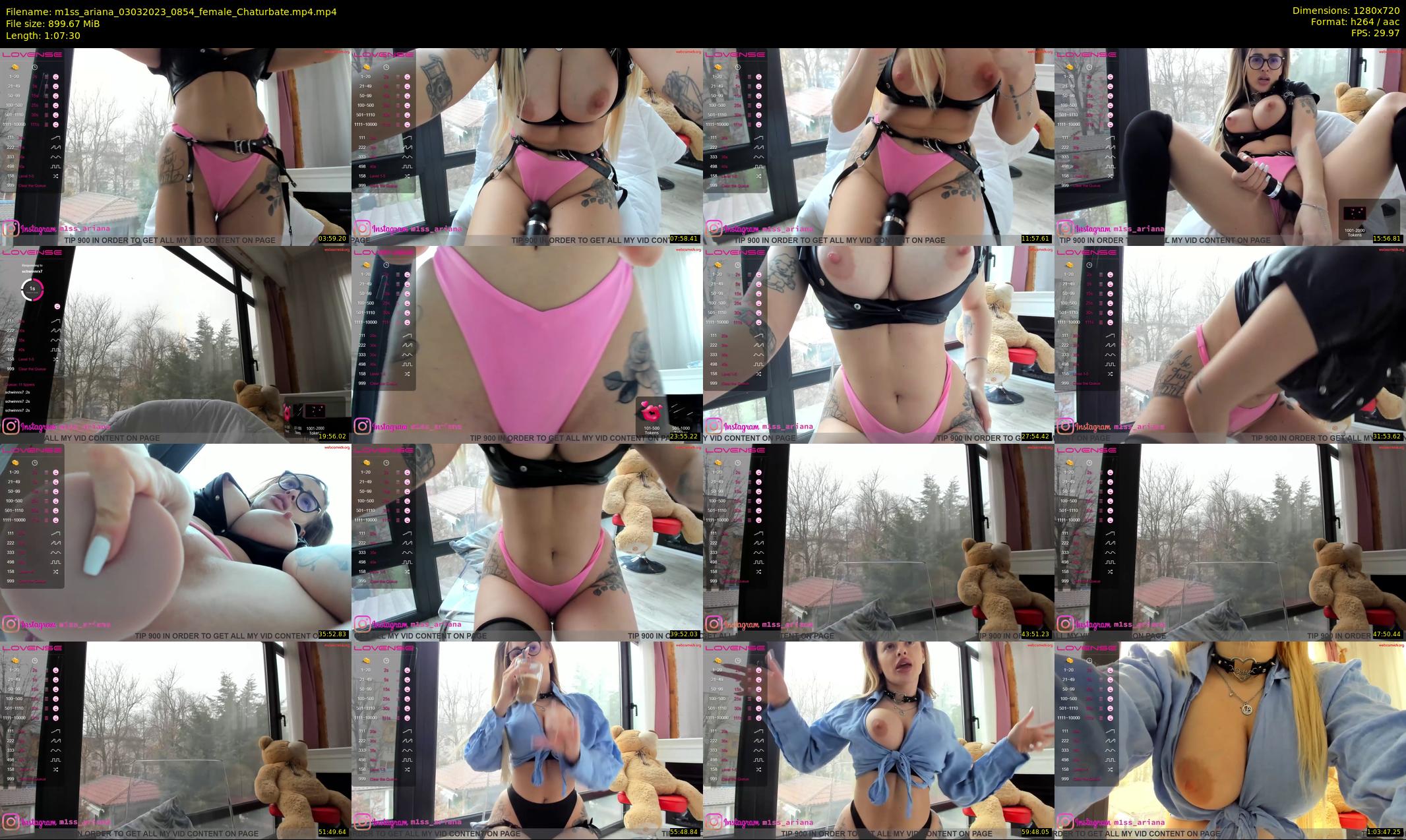 m1ss_ariana — 68 minute Chaturbate female cam show recording, 720p, Mar 3, 2023