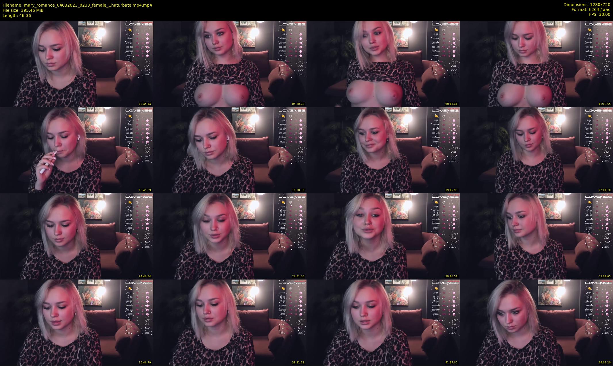 mary_romance — 47 minute Chaturbate female cam show recording, 720p, Mar 4, 2023
